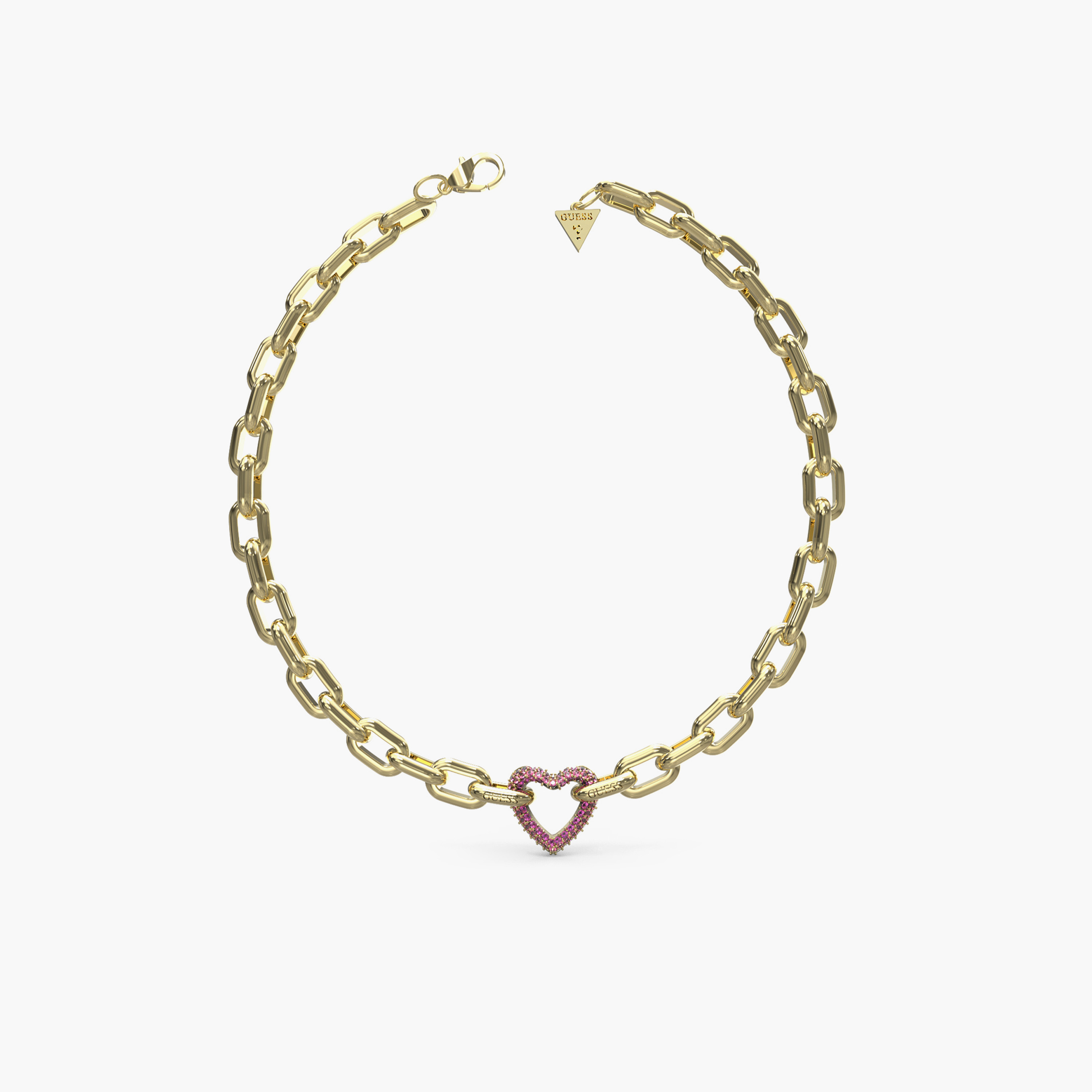 غيس- قلادة نسائية من الفولاذ بمقاس 16-18 بوصة مرصعة بالفراشات-women-watchesandjewellery-jewellery-necklacesandpendants-image-1