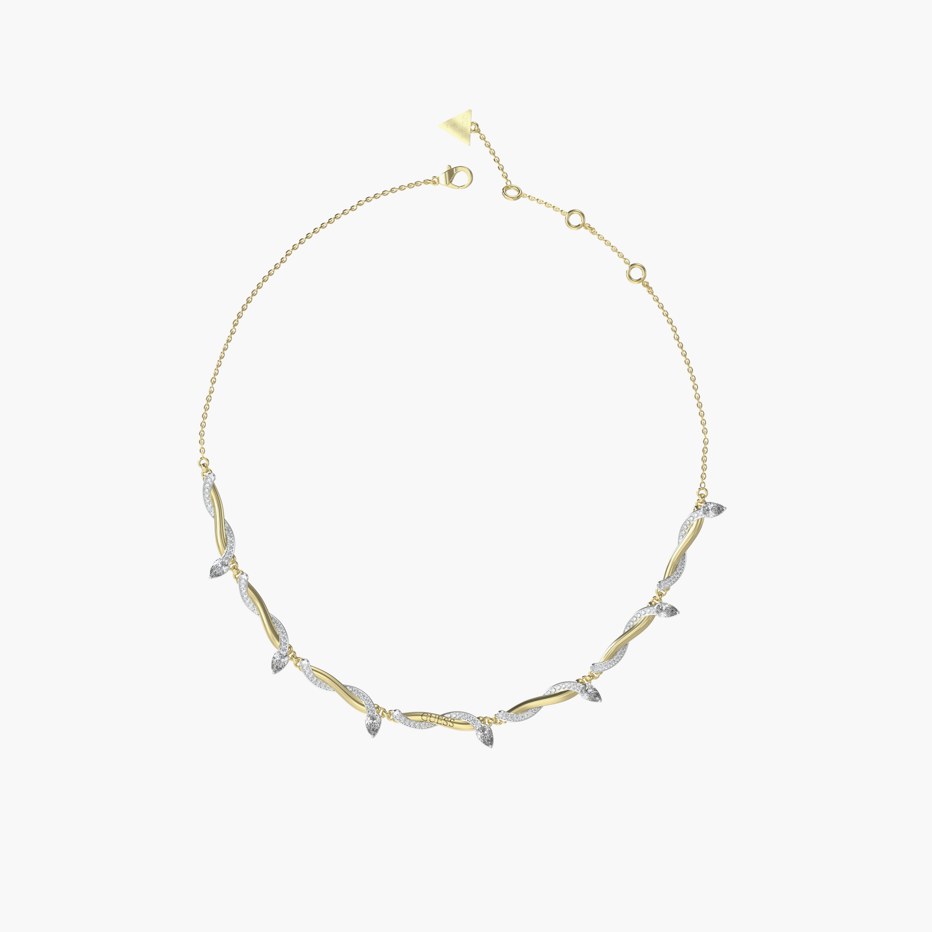 غيس- قلادة نسائية ذهبية زهور متعددة بمقاس 14-16 بوصة-women-watchesandjewellery-jewellery-necklacesandpendants-image-1