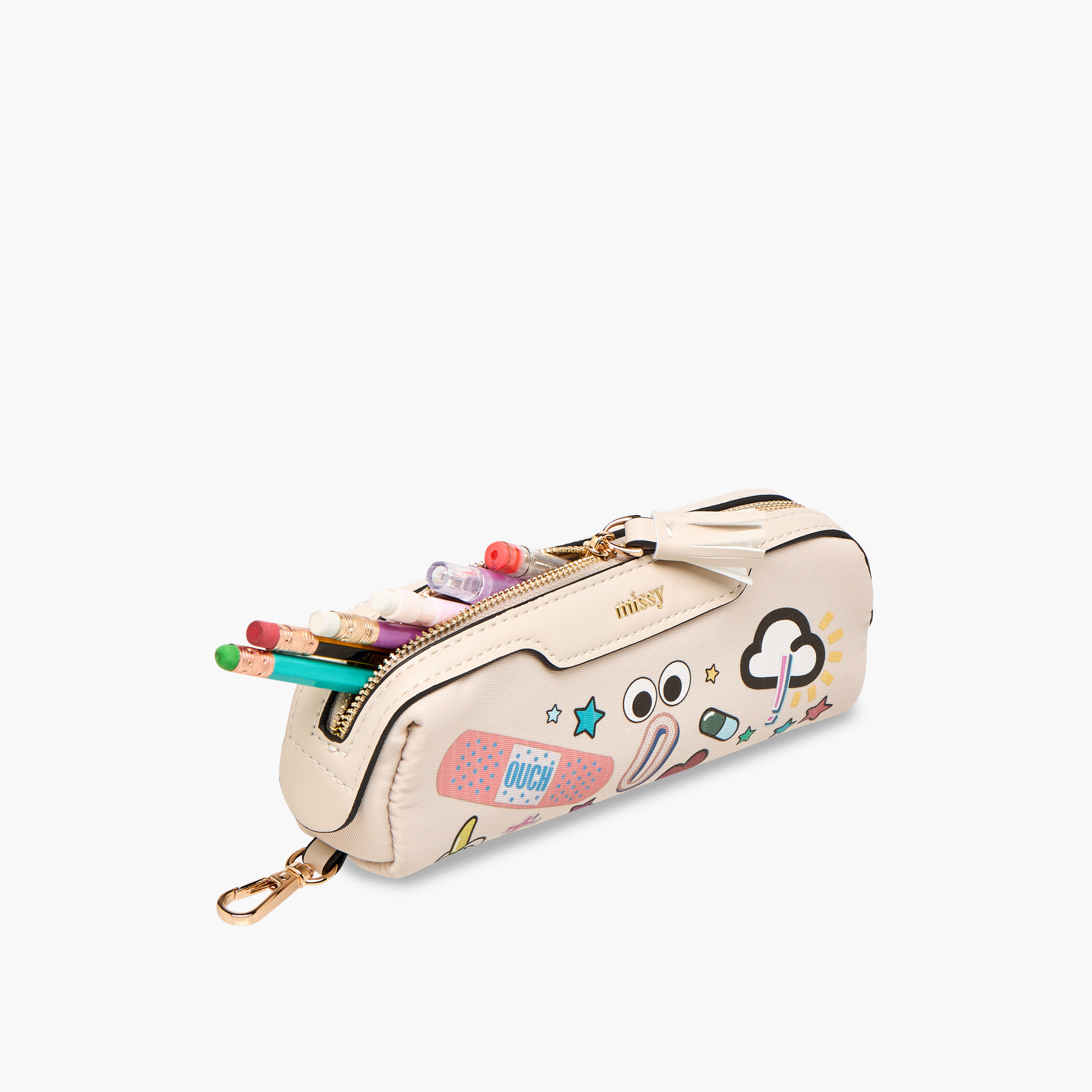 شنطة ظهر سادة بِحمّالات قابلة للتعديل مع مقلمة قابلة للفصل من ميسي - 28x16x36 سم-women-bagsandwallets-backpacks-image-11