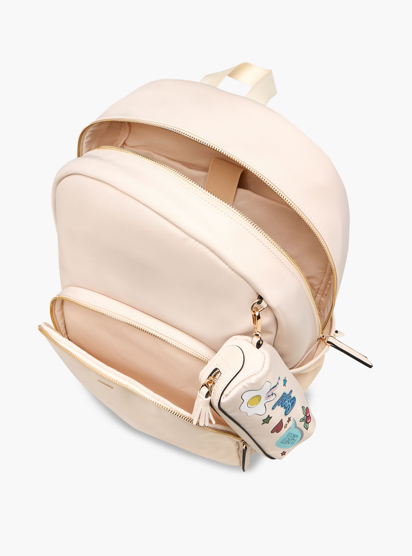 شنطة ظهر سادة بِحمّالات قابلة للتعديل مع مقلمة قابلة للفصل من ميسي - 28x16x36 سم-women-bagsandwallets-backpacks-image-8