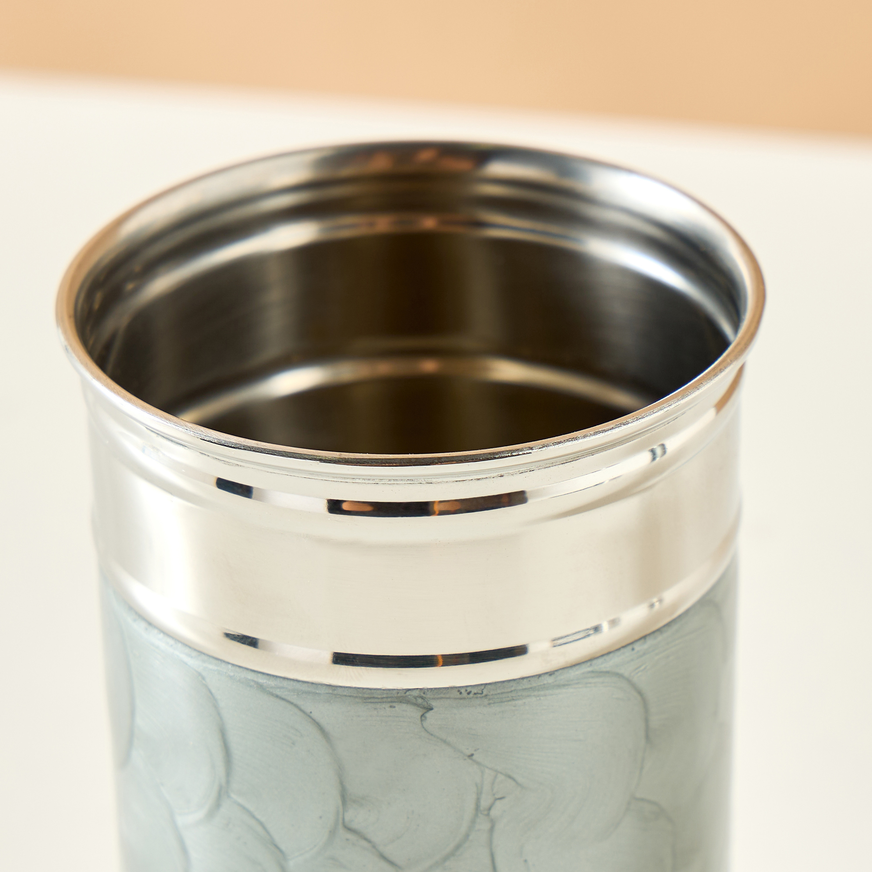 Enamelled Stainless Steel Tumbler-household-bathandlaundry-bathaccessories-toothbrushholdersandtumblers-image-3
