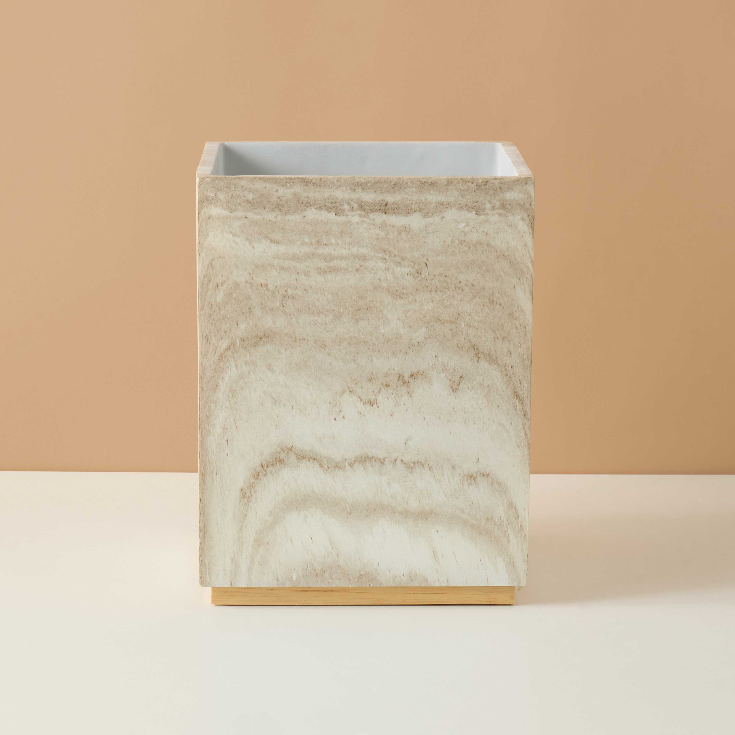 Scandi Luxe Polyresin Waste Bin-household-bathandlaundry-wastebinsandaccessories-image-2