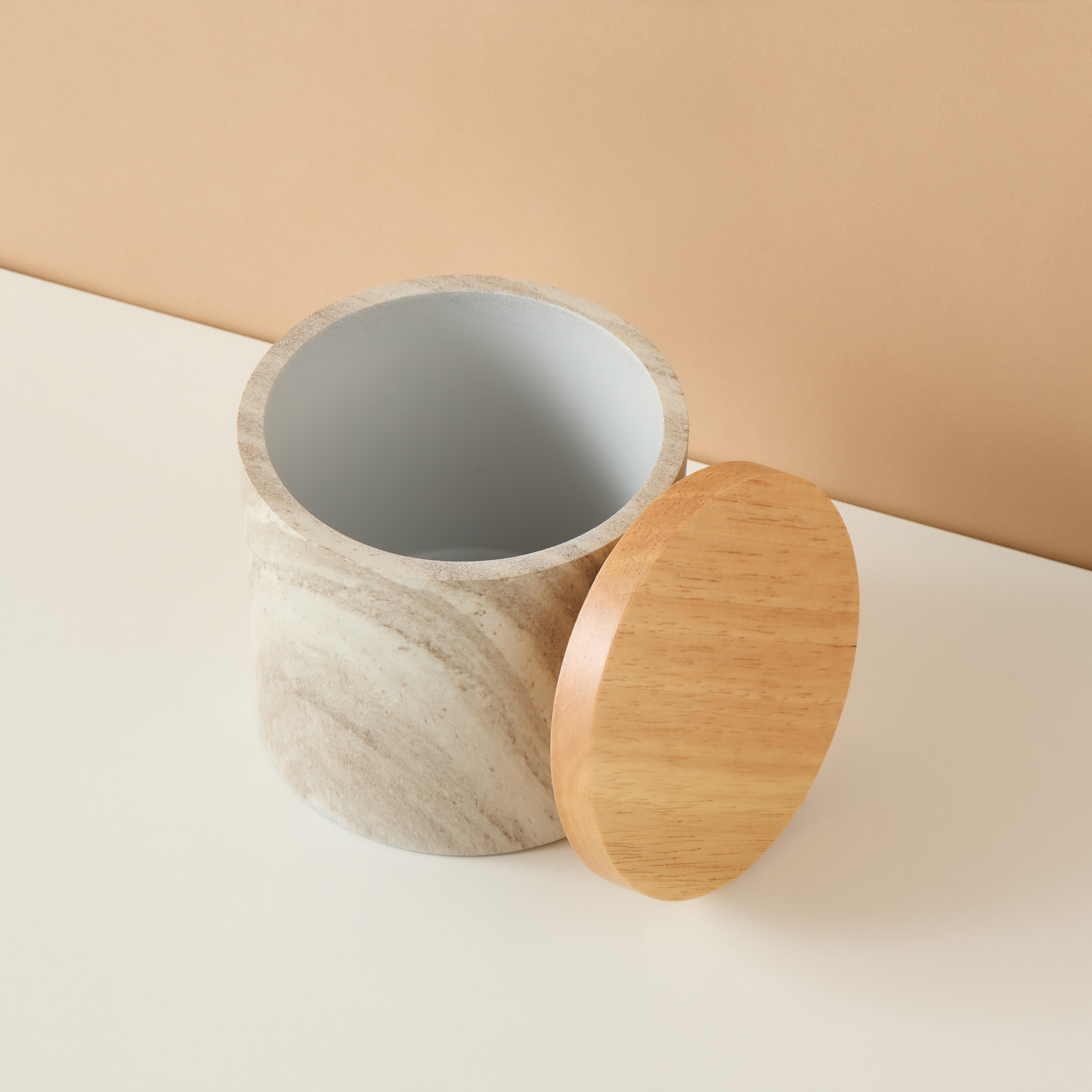Scandi Luxe Polyresin Cotton Jar-household-bathandlaundry-bathaccessories-tissueboxesandcottonjars-image-3