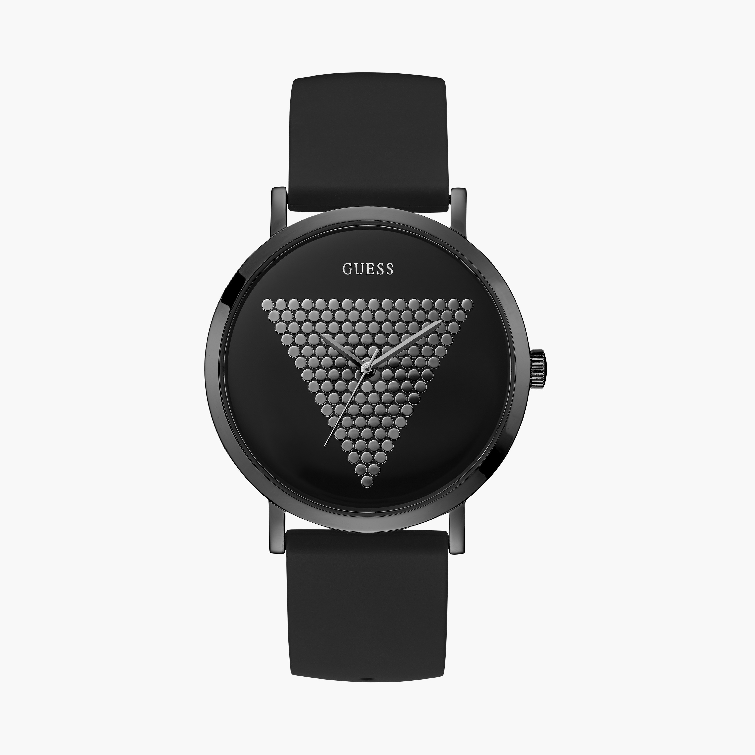 Guess Men's 44 MM Black Analog Watch W1161G2-men-watchesandjewellery-watches-image-1
