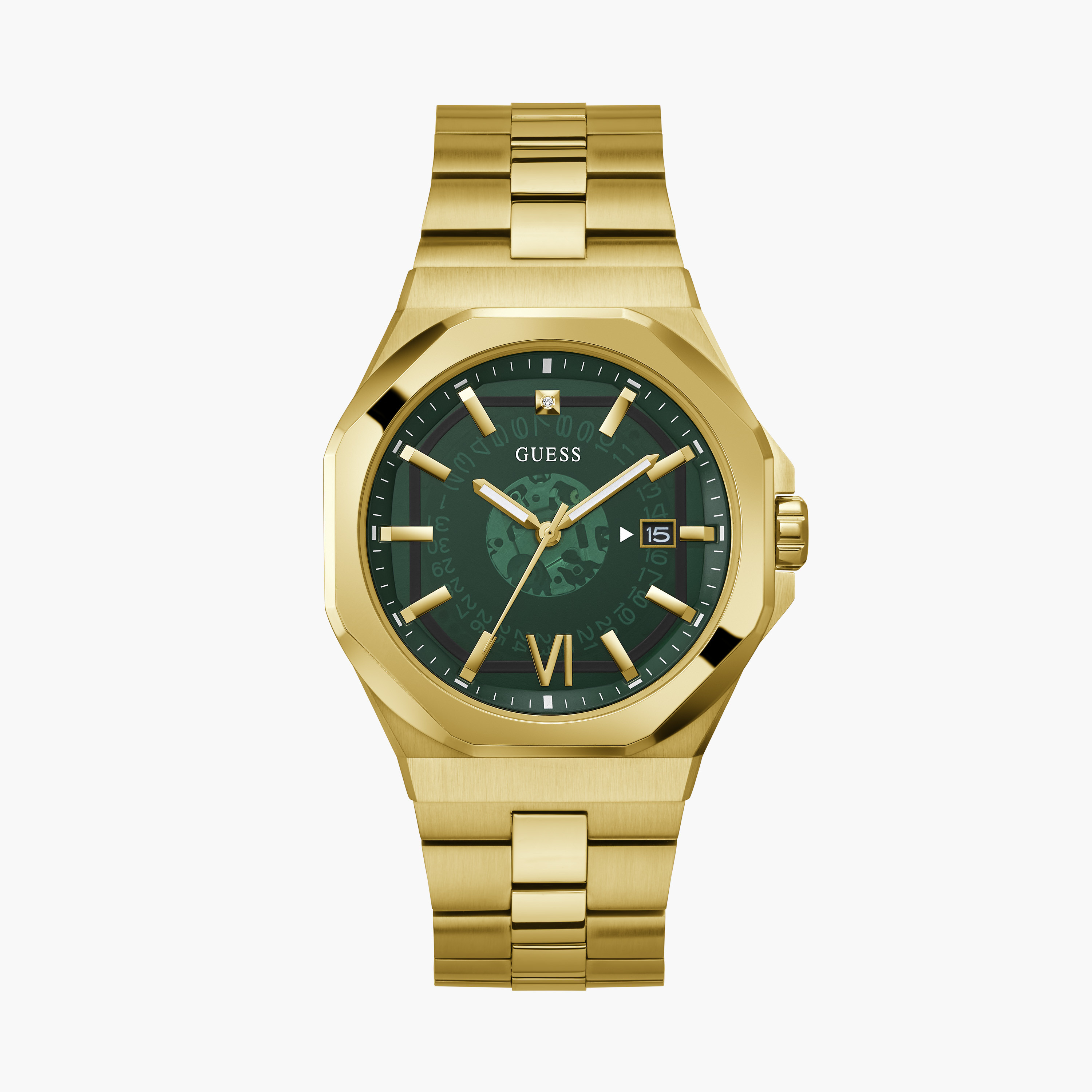 غيس- ساعة رجالية تناظرية ستانلس ستيل مقاس 42 ممGW0573G2-men-watchesandjewellery-watches-image-1