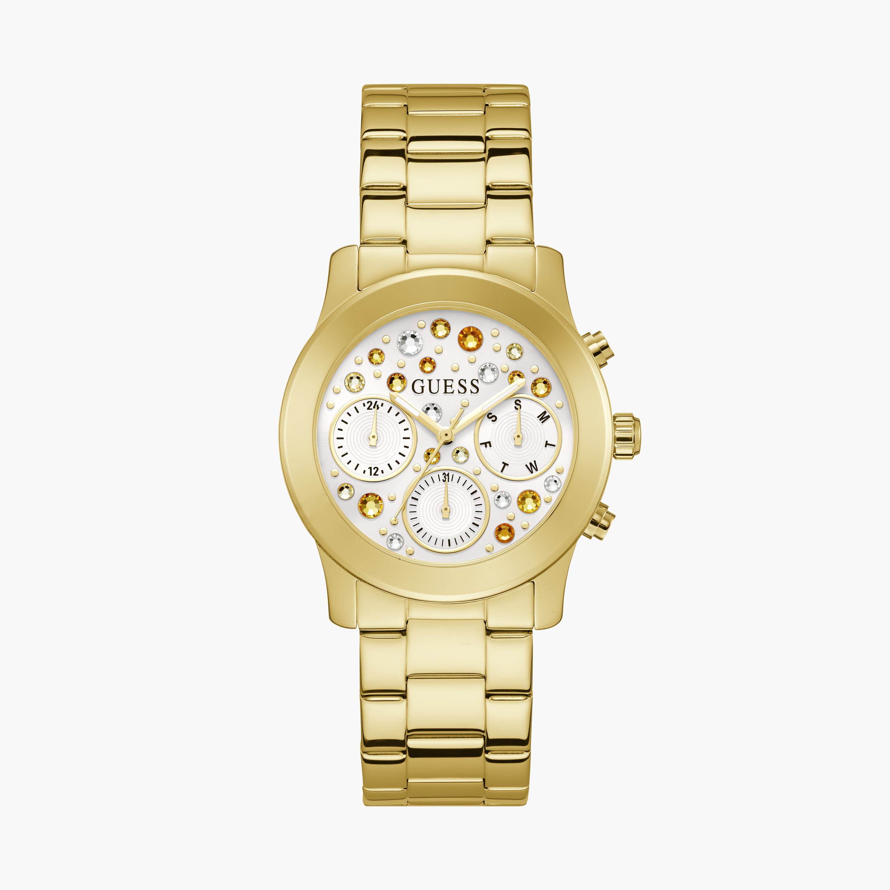 غيس- ساعة نسائية كرونوغراف مقاس 38 مم ستانلس ستيلGW0559L2-women-watchesandjewellery-watches-image-1