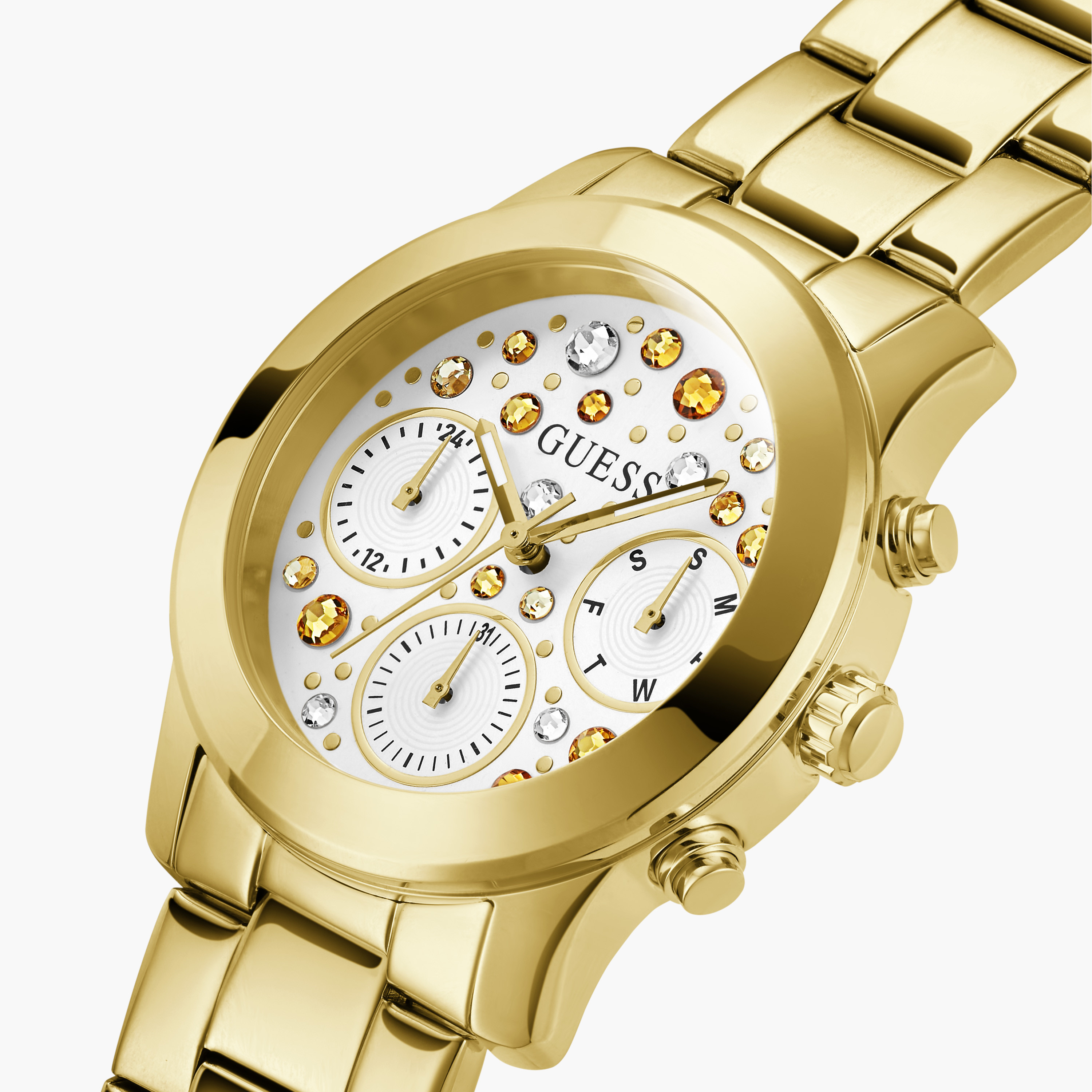 غيس- ساعة نسائية كرونوغراف مقاس 38 مم ستانلس ستيلGW0559L2-women-watchesandjewellery-watches-image-4