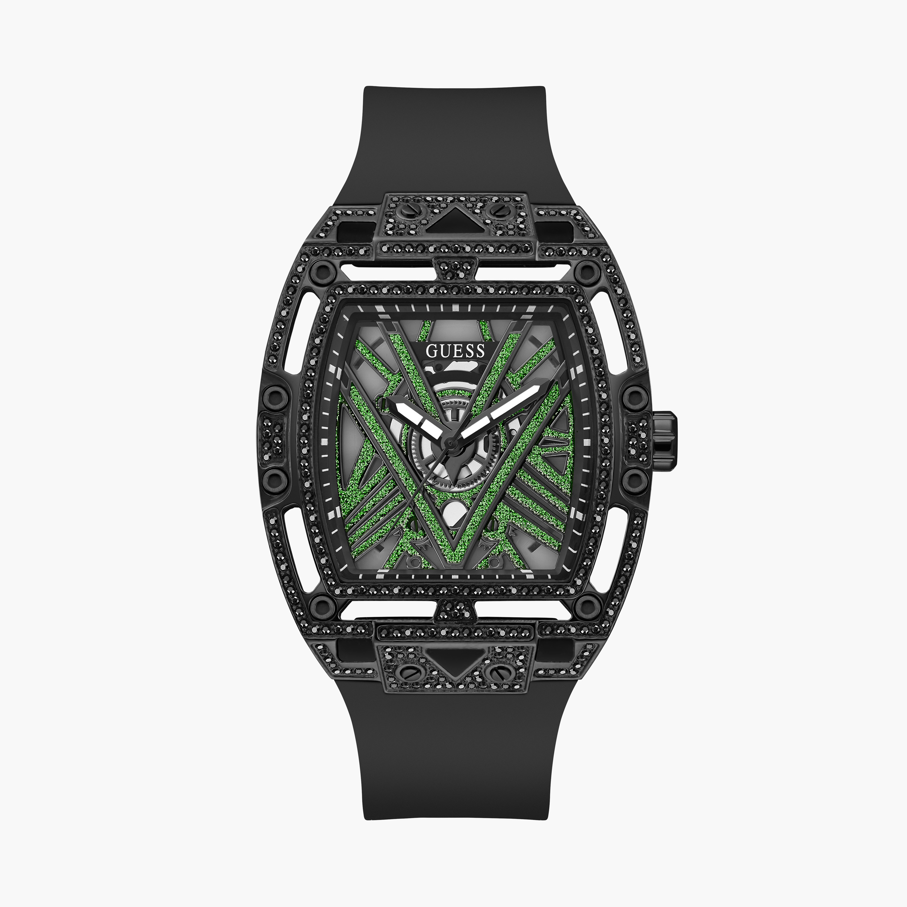 Guess Men's 44 MM Black Analog Watch GW0564G2-men-watchesandjewellery-watches-image-1