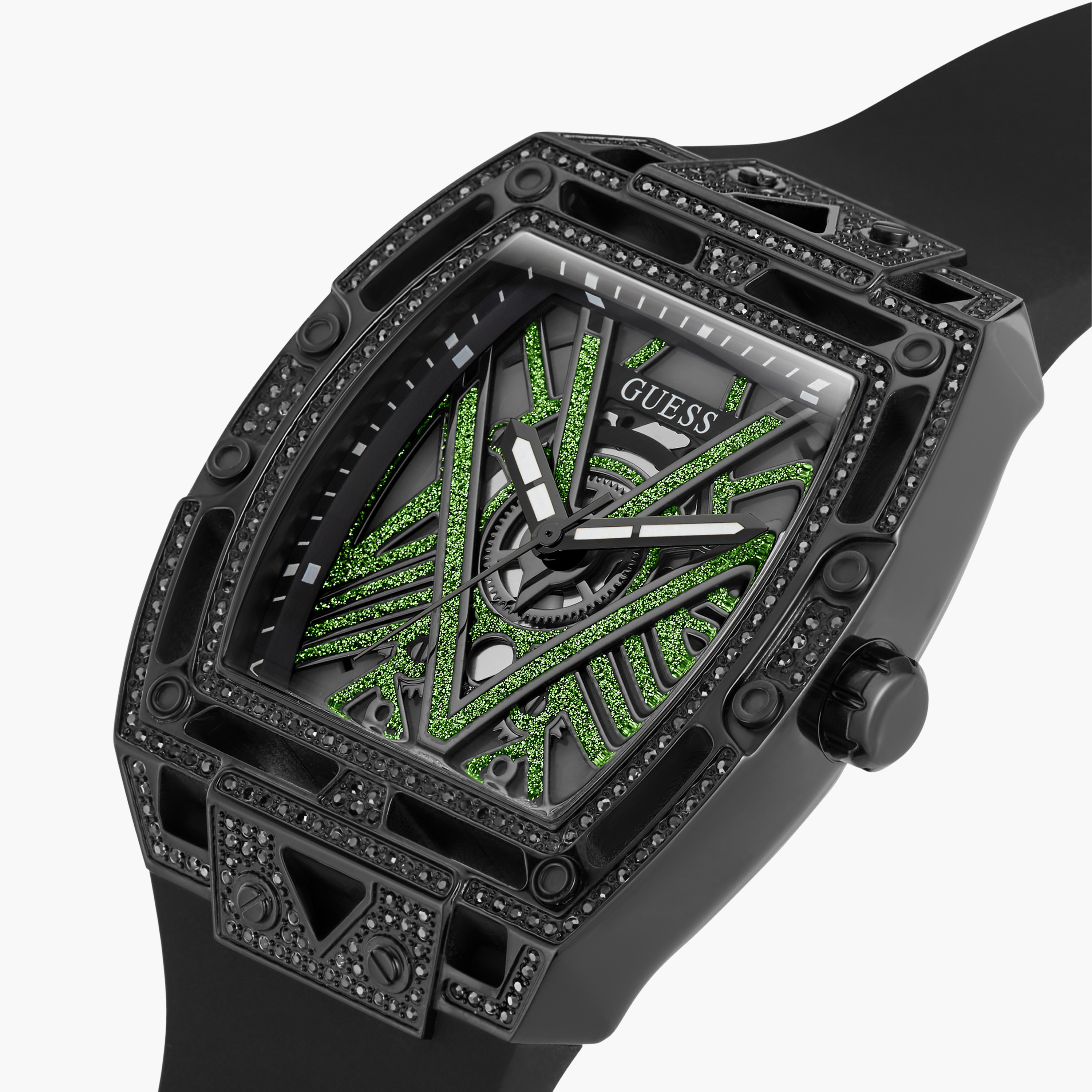Guess Men's 44 MM Black Analog Watch GW0564G2-men-watchesandjewellery-watches-image-4