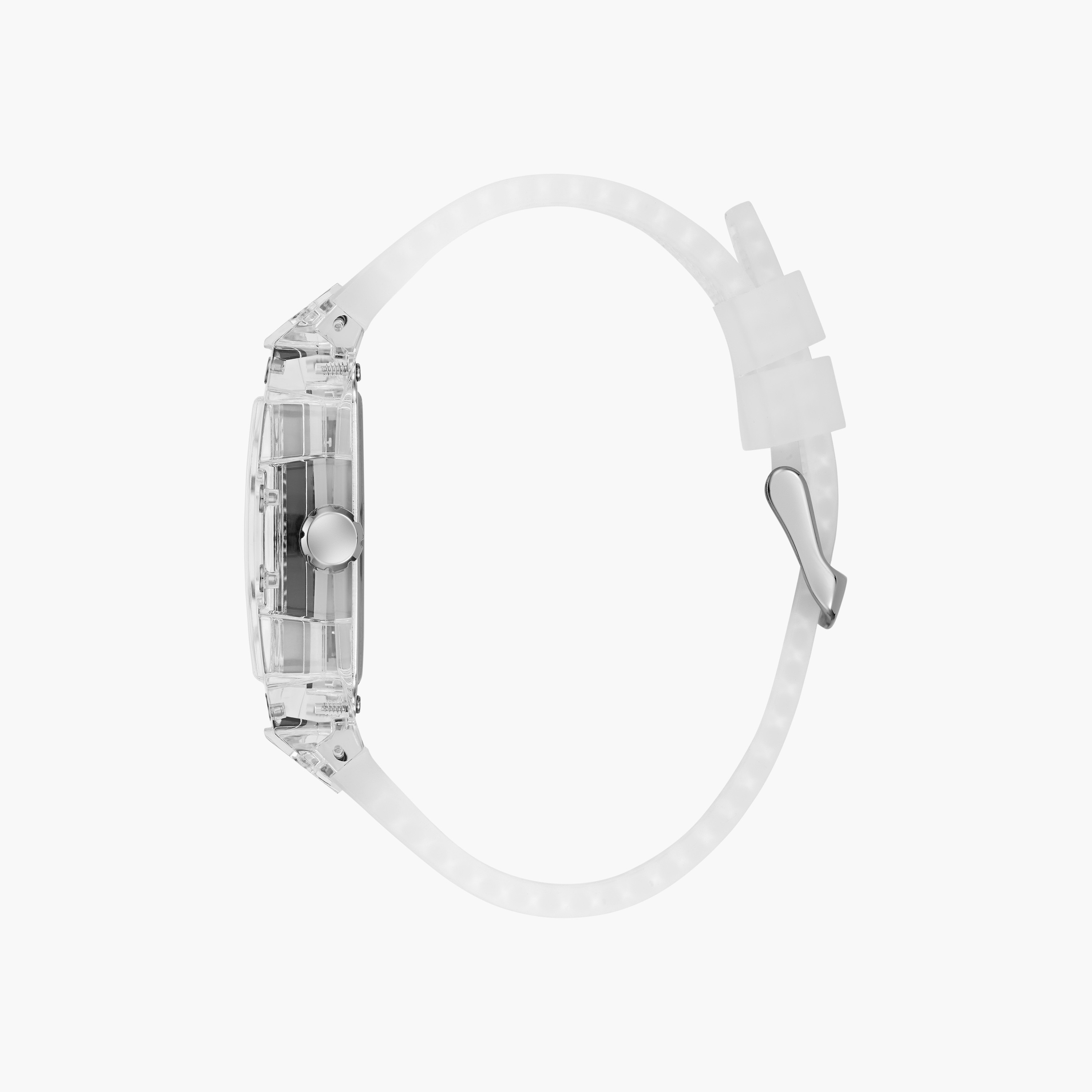 Guess Men's 42 MM Transparent Chronograph Plastic Watch GW0499G8-men-watchesandjewellery-watches-image-2