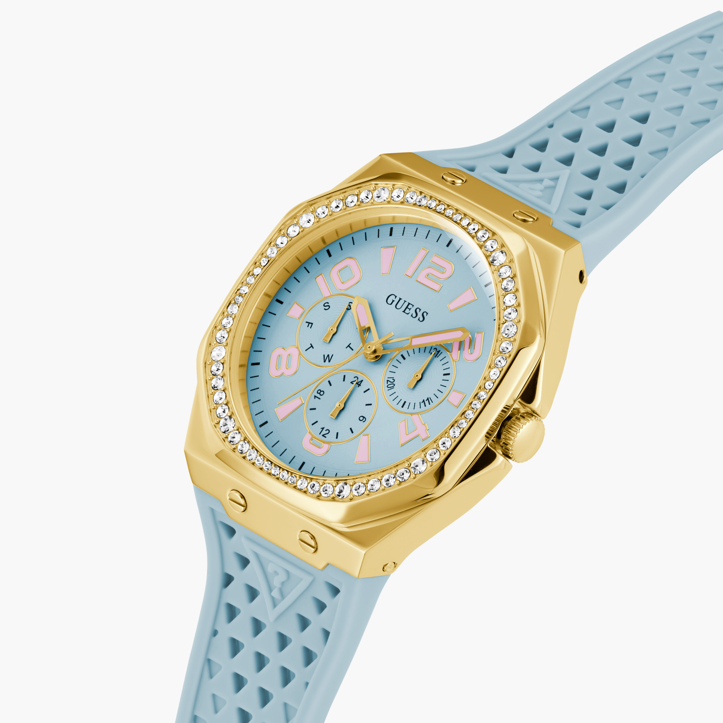 Guess Women's 40 MM Blue Chronograph Watch GW0694L1-women-watchesandjewellery-watches-image-4