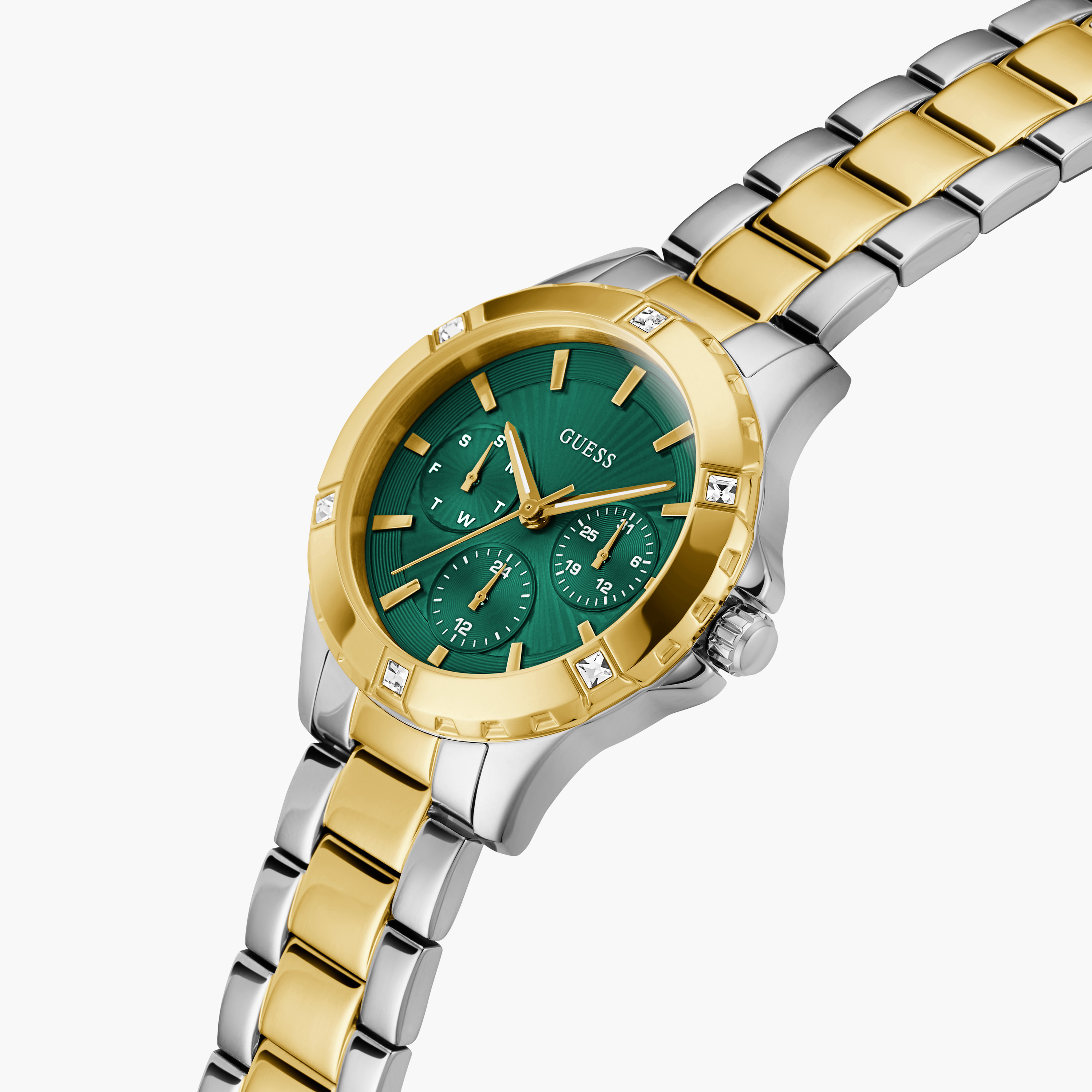 Guess Women's 35 MM Multicolour Chronograph Stainless Steel Watch GW0723L1-women-watchesandjewellery-watches-image-4