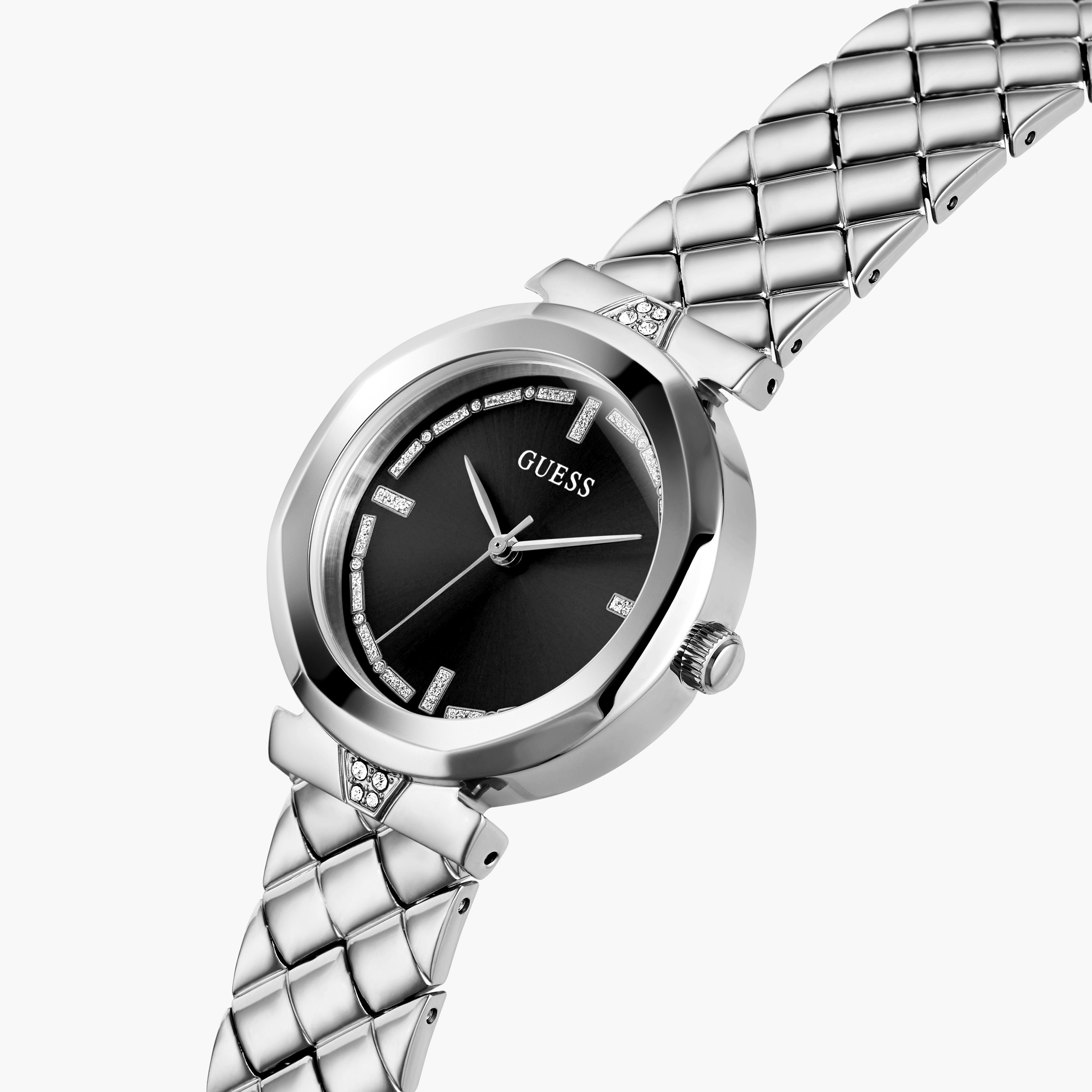 Guess Women's 34 MM Silver Analog Stainless Steel Watch GW0613L1-women-watchesandjewellery-watches-image-4