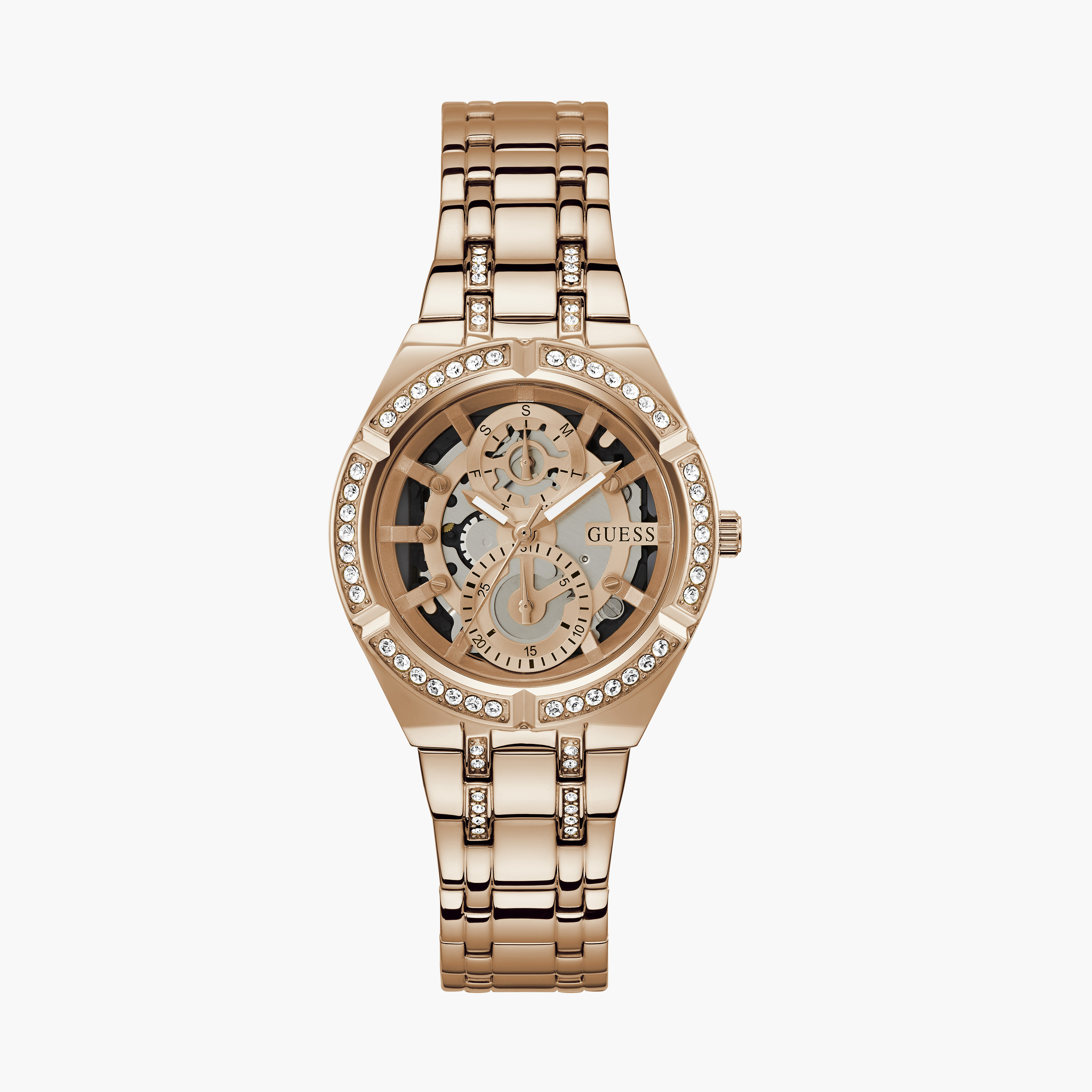 غيس- ساعة نسائية تناظرية مقاس 36 ملم ستانلس ستيلGW0604L3-women-watchesandjewellery-watches-image-1