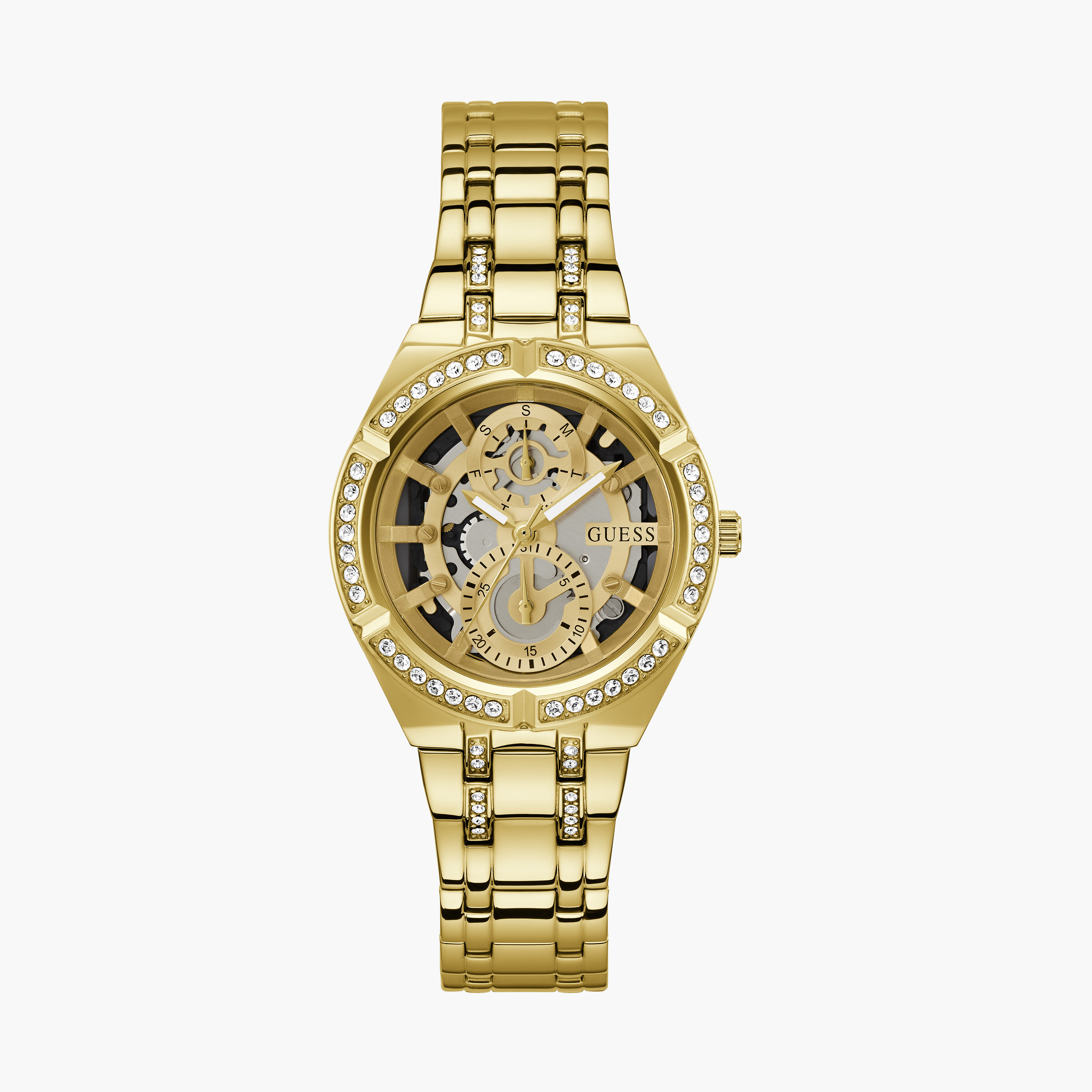 غيس- ساعة نسائية تناظرية مقاس 36 ملم ستانلس ستيلGW0604L2-women-watchesandjewellery-watches-image-1