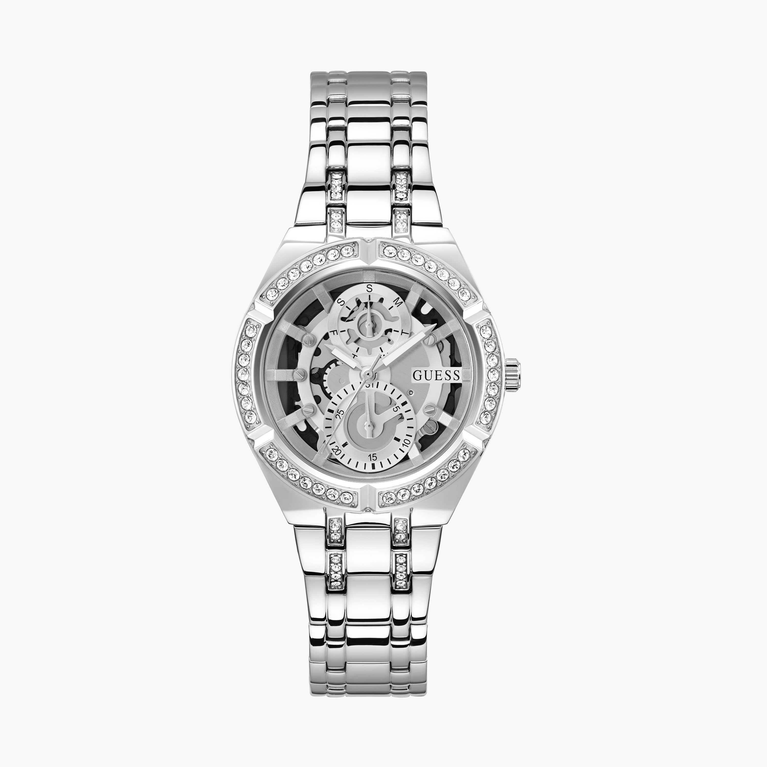غيس- ساعة نسائية تناظرية مقاس 36 ملم ستانلس ستيلGW0604L1-women-watchesandjewellery-watches-image-1