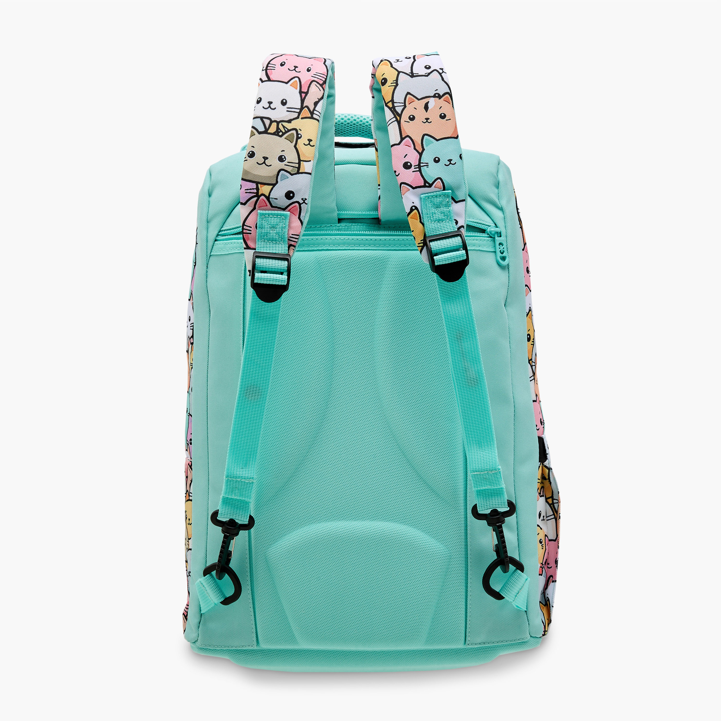 SHOUT Cat Print 3-Compartment Backpack with Adjustable Straps and Zip Closure -  32x20x45 cms-school-bagsandbackpacks-backpacks-image-5