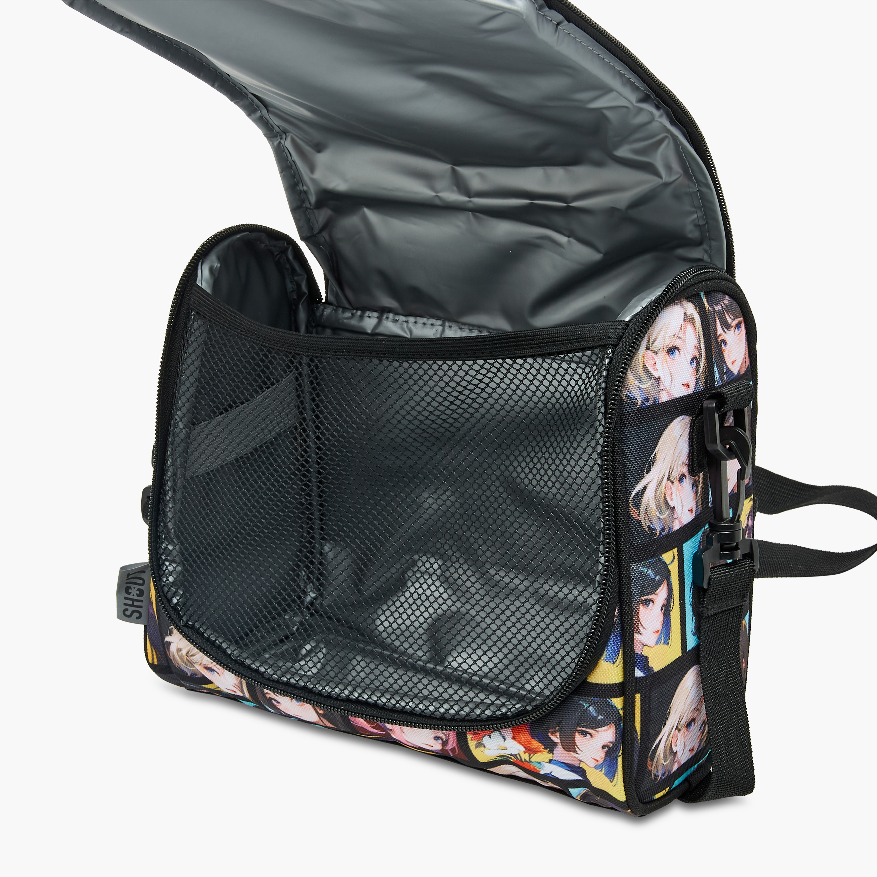 SHOUT Anime Print Lunch Bag with Zip Closure-school-lunchessentials-lunchbags-image-8