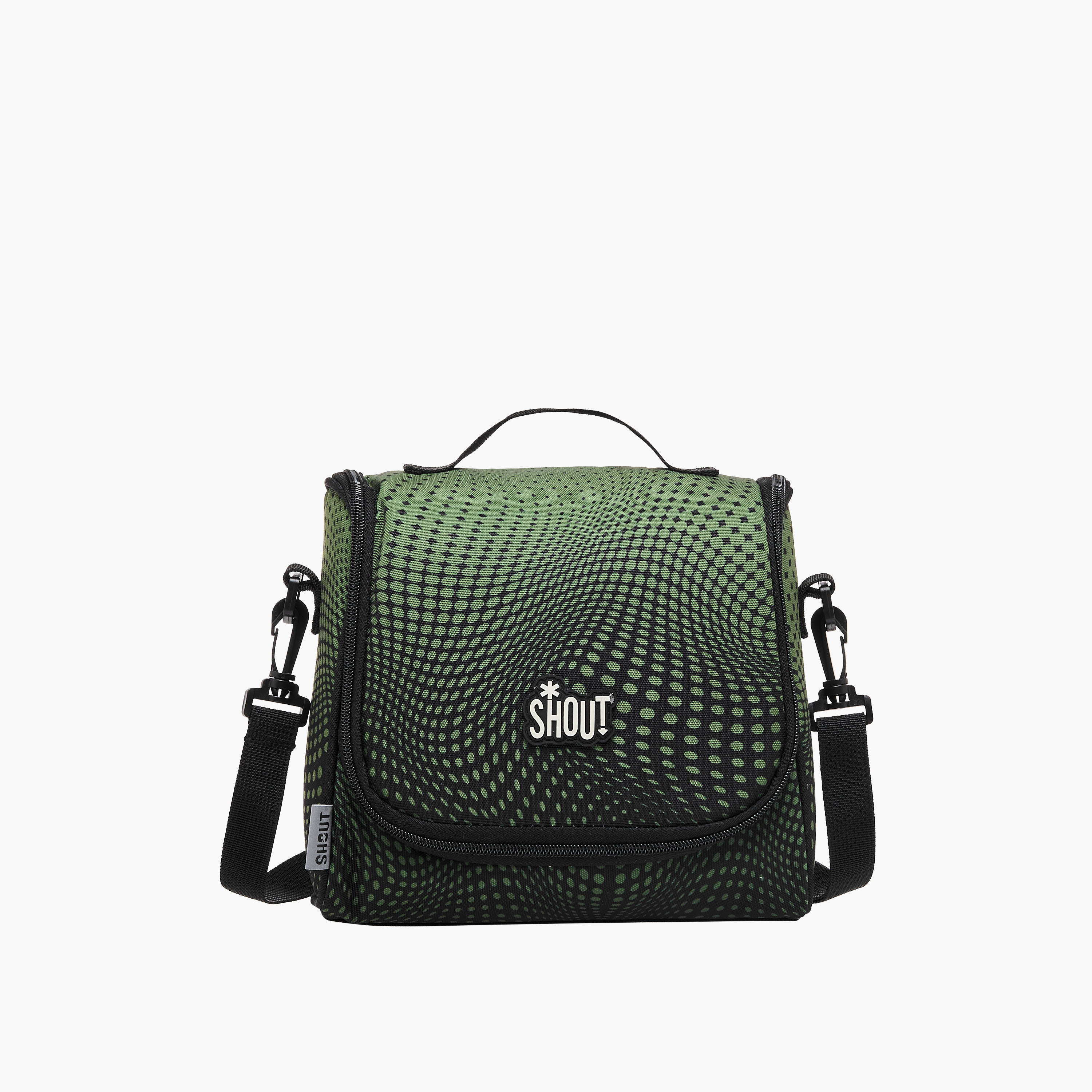 SHOUT Printed Lunch Bag with Zip Closure-school-lunchessentials-lunchbags-image-1