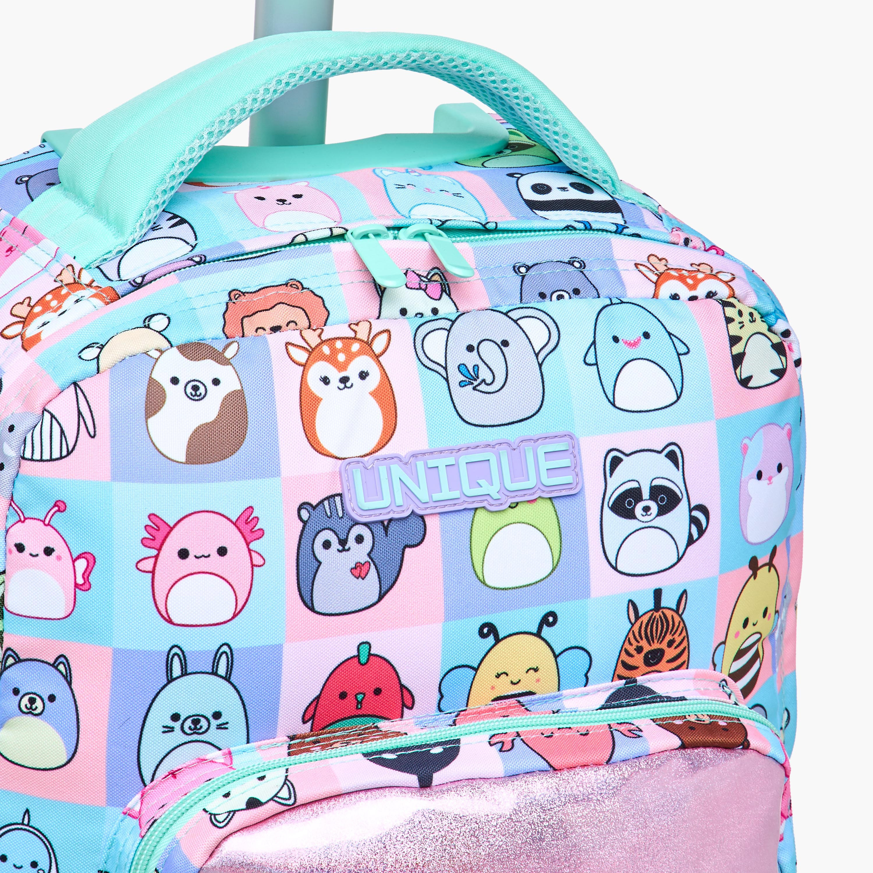شنطة ترولي للبنات 5-8 سنوات بمقبض قابل للسحب وطبعات حيوانات من يونيك - أو-school-bagsandbackpacks-trolleybags-image-10