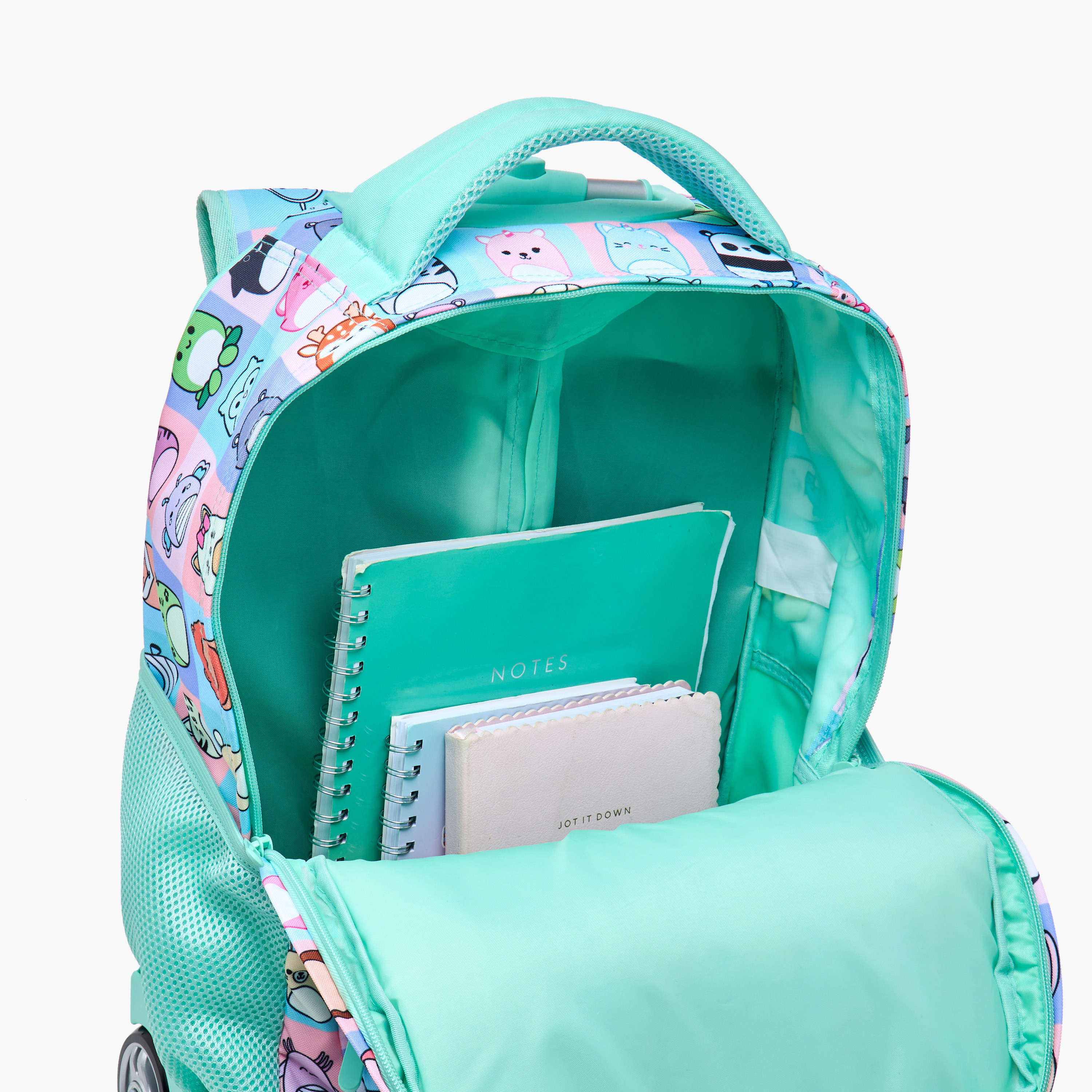 شنطة ترولي للبنات 5-8 سنوات بمقبض قابل للسحب وطبعات حيوانات من يونيك - أو-school-bagsandbackpacks-trolleybags-image-16