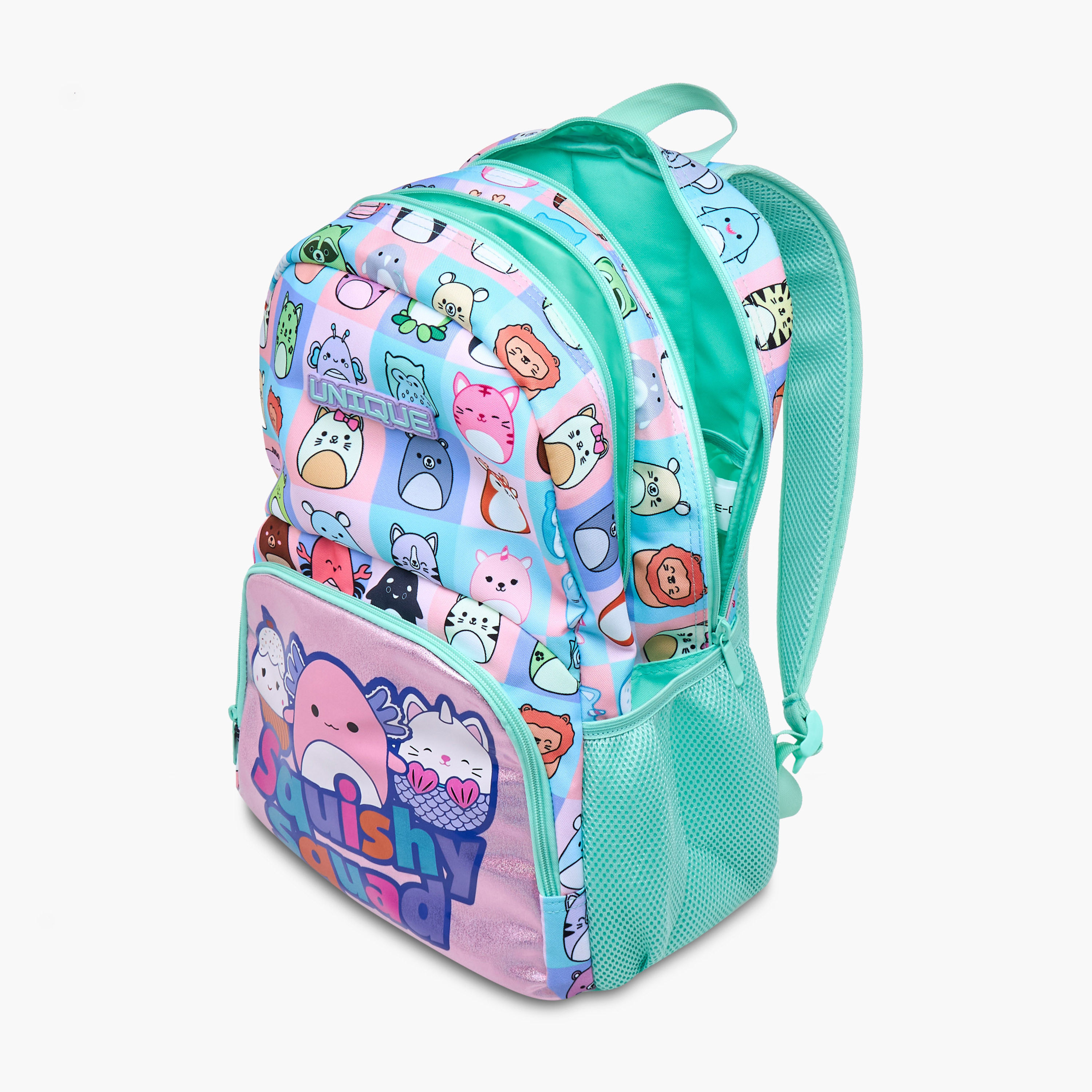 Unique-O Squishy Squad Print Backpack with Adjustable Straps and Zip Closure - 30x19x45 cms-promo_LS20_OMN-image-10