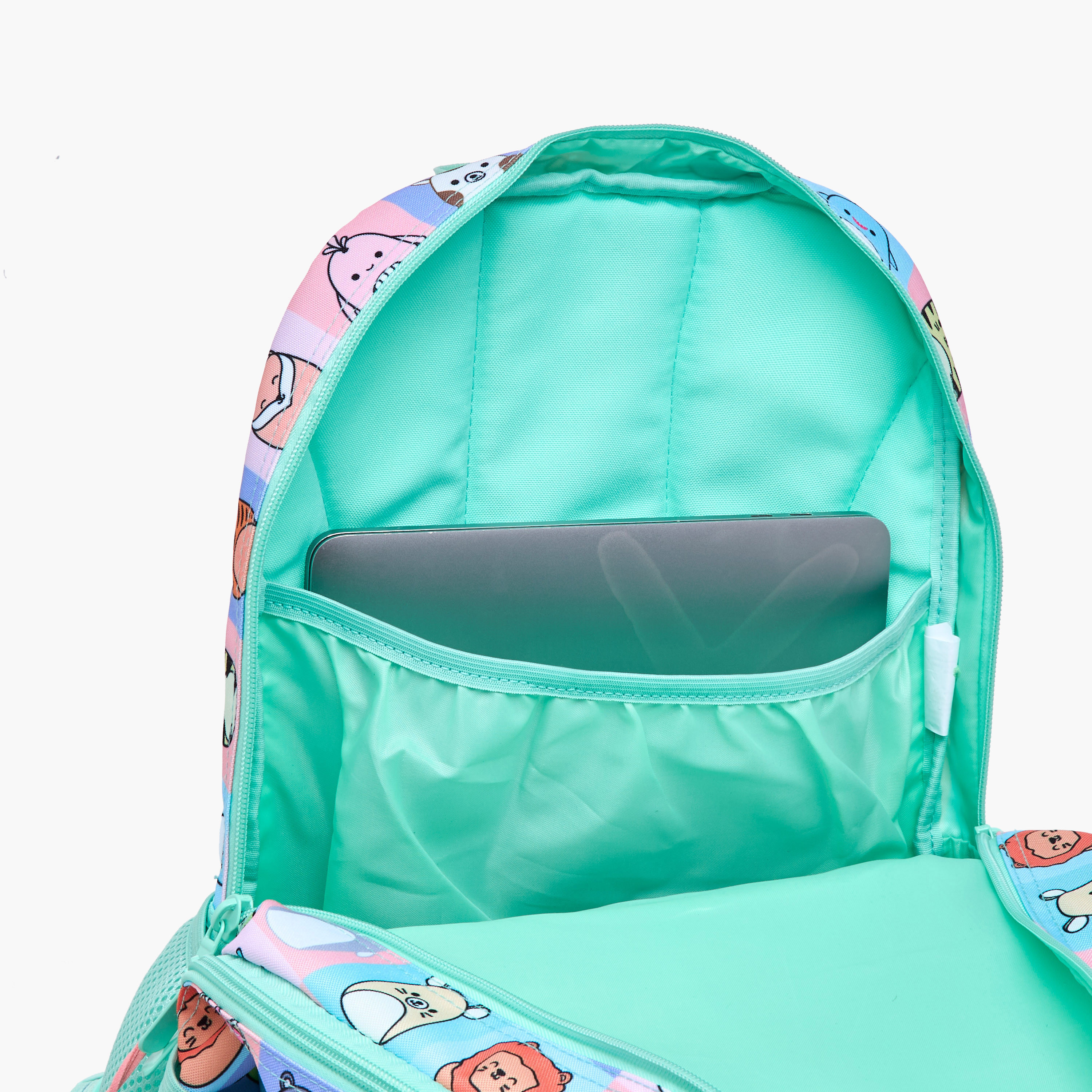 Unique-O Squishy Squad Print Backpack with Adjustable Straps and Zip Closure - 30x19x45 cms-promo_LS20_OMN-image-11