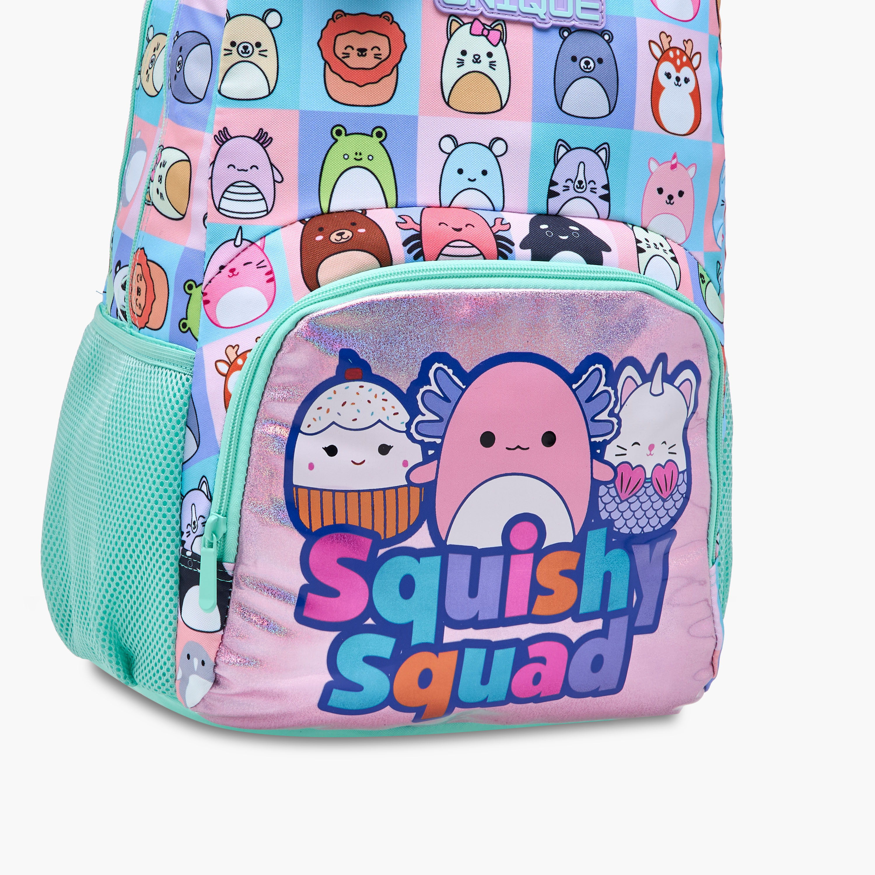 Unique-O Squishy Squad Print Backpack with Adjustable Straps and Zip Closure - 30x19x45 cms-promo_LS20_OMN-image-7