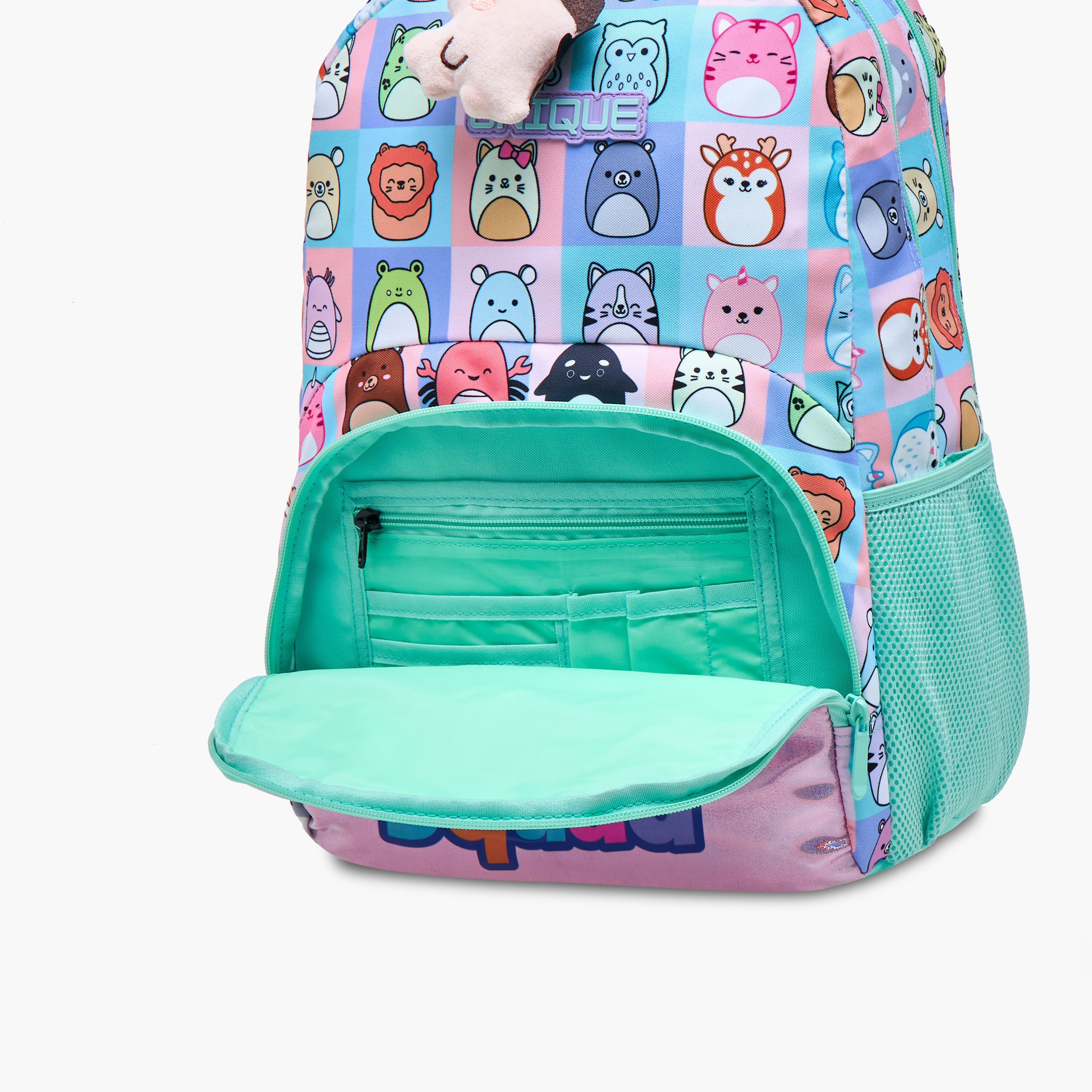 Unique-O Squishy Squad Print Backpack with Adjustable Straps and Zip Closure - 30x19x45 cms-promo_LS20_OMN-image-9
