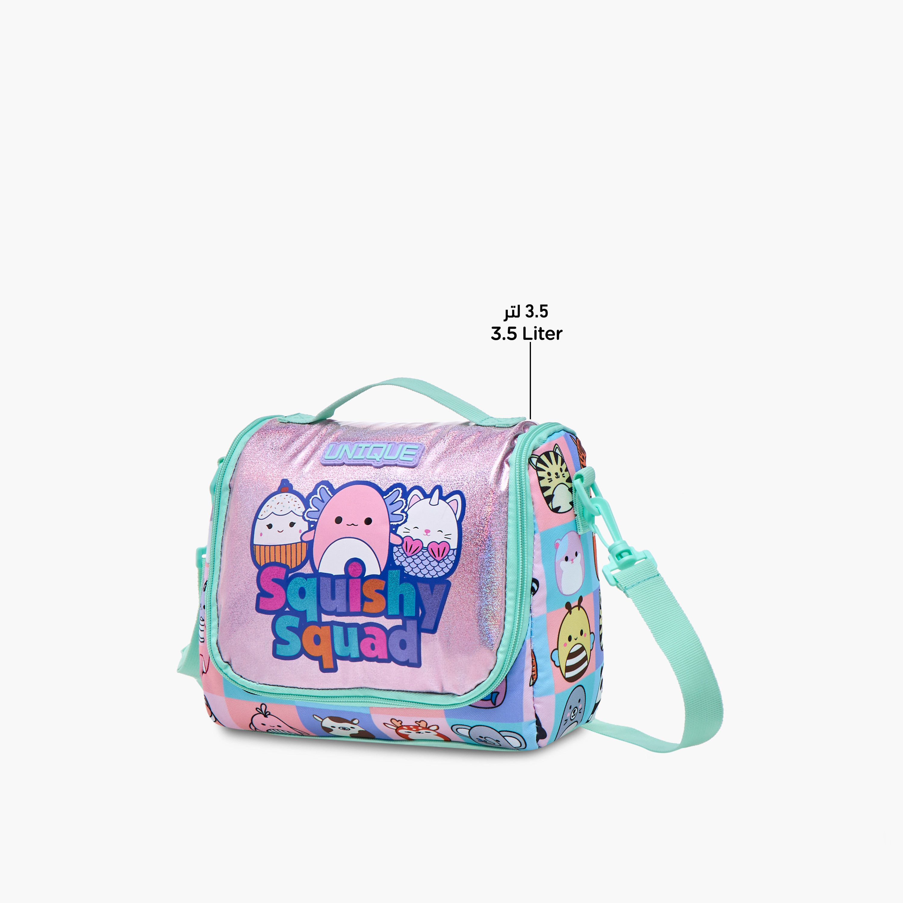 Unique-O Squishy Squad Print Lunch Bag with Zip Closure-school-lunchessentials-lunchbags-image-6