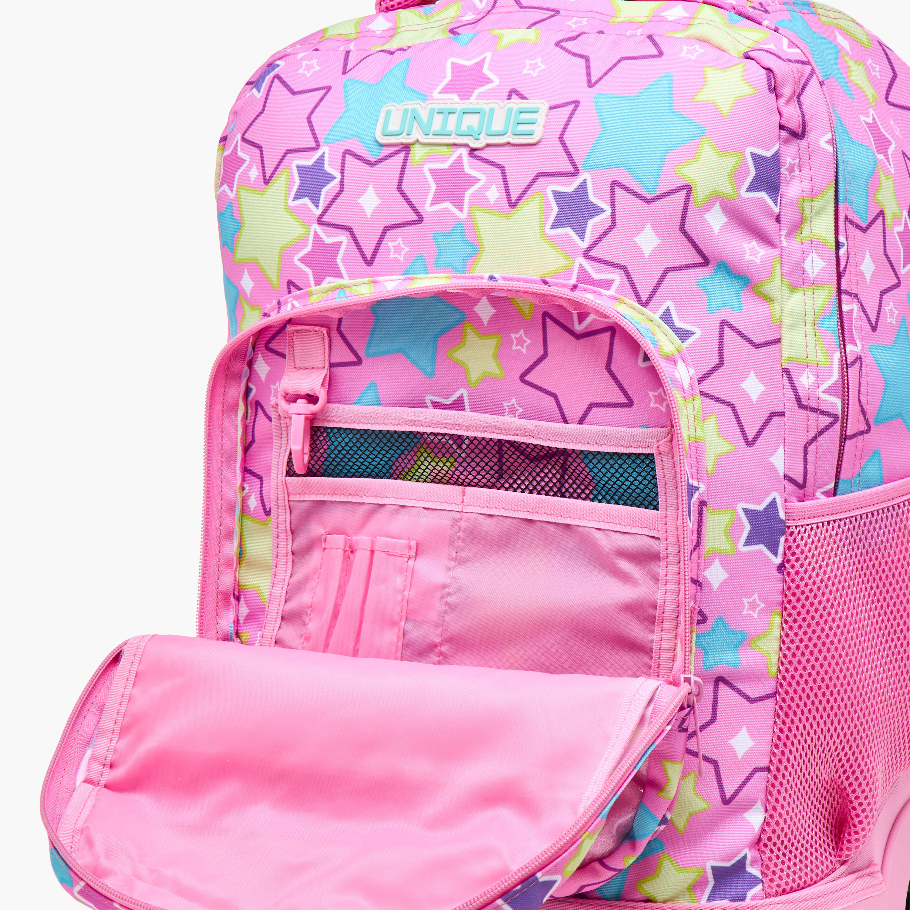 شنطة ترولي للبنات 5-8 سنوات بمقبض قابل للسحب وتصميم يونيكورن من يونيك - أو-school-bagsandbackpacks-trolleybags-image-13