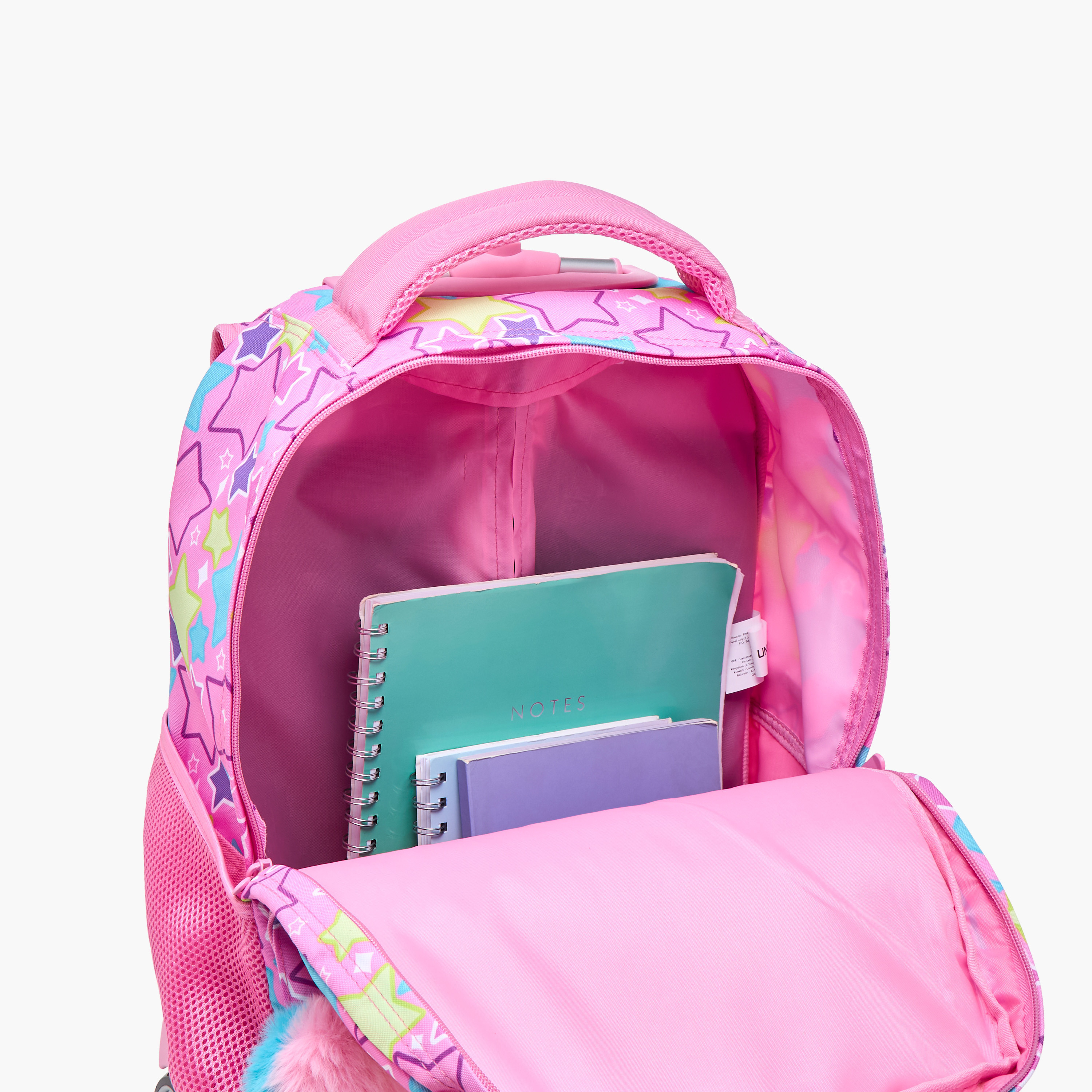 شنطة ترولي للبنات 5-8 سنوات بمقبض قابل للسحب وتصميم يونيكورن من يونيك - أو-school-bagsandbackpacks-trolleybags-image-15