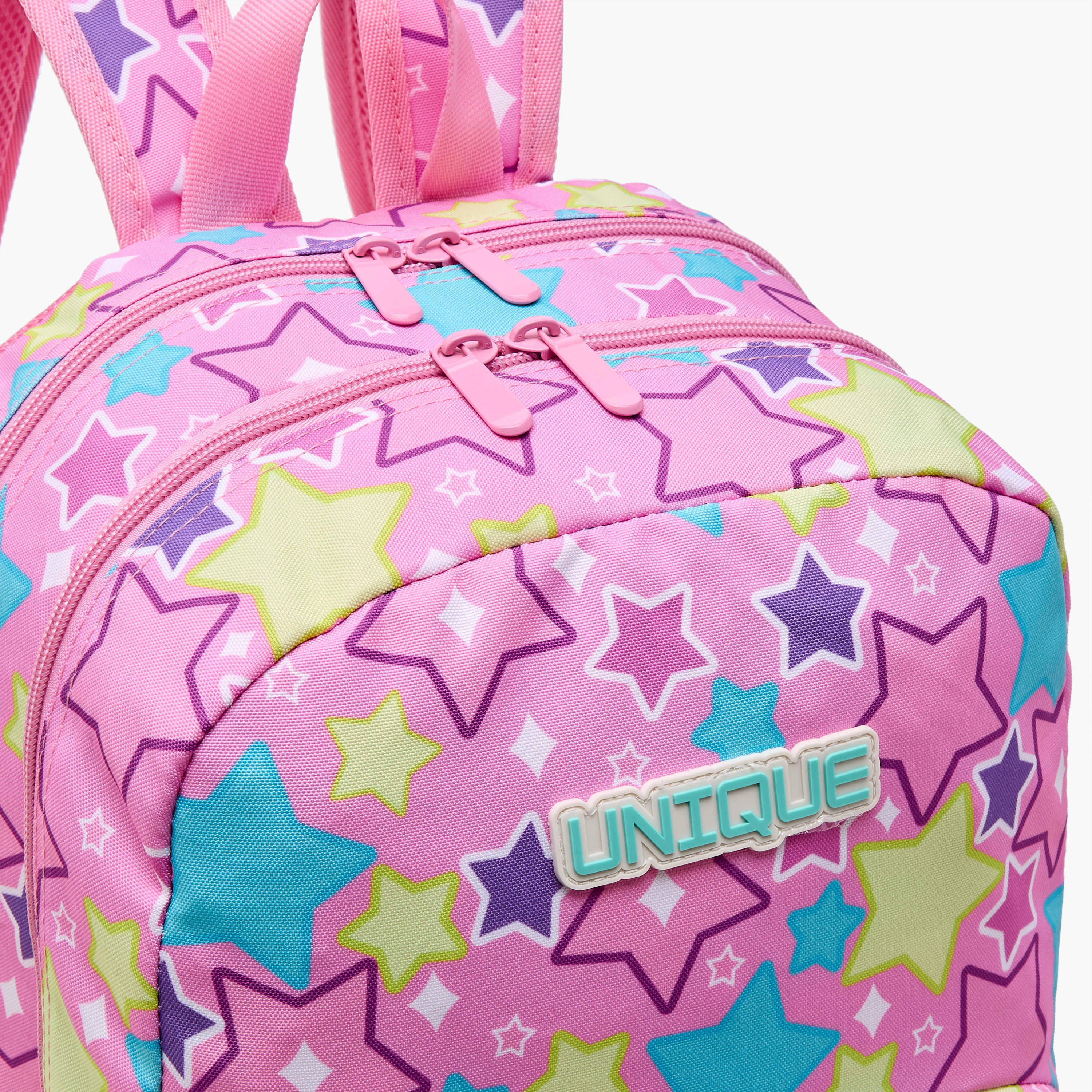 Unique-O Unicorn Print Backpack with Adjustable Straps and Zip Closure - 30x19x45 cms-school-bagsandbackpacks-backpacks-image-9