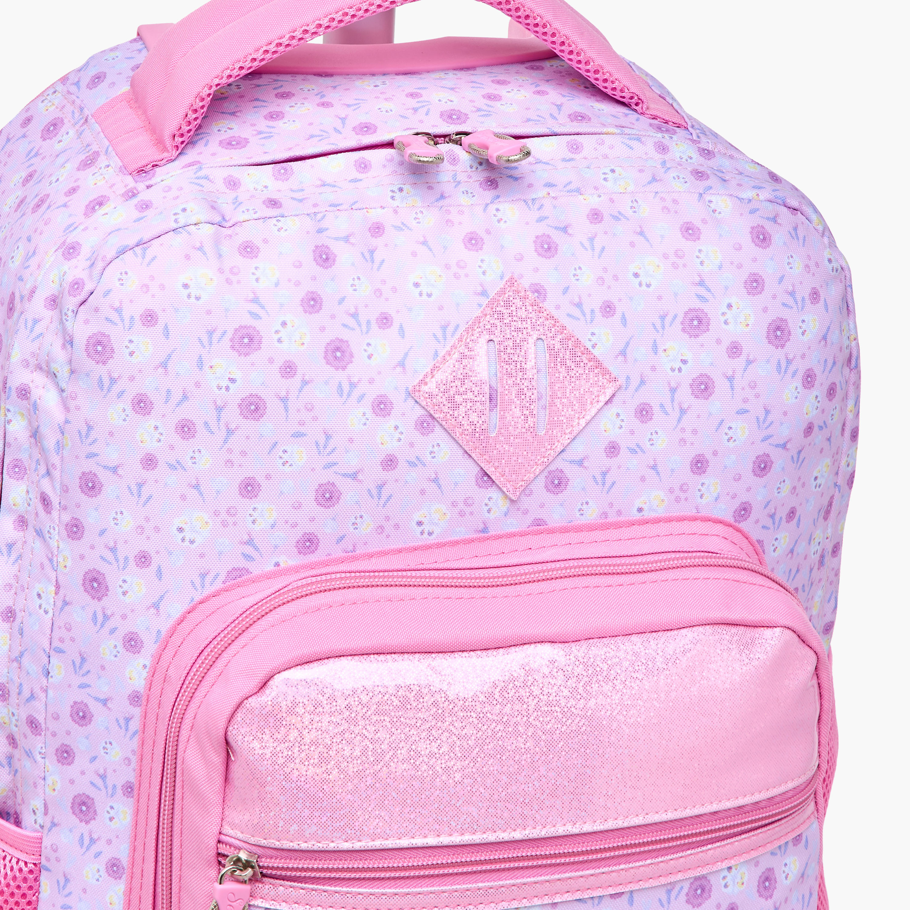 Sensazioni Floral Trolley Bag for Girls 8-13 Years with Retractable Handle -promo_LS20_OMN-image-10