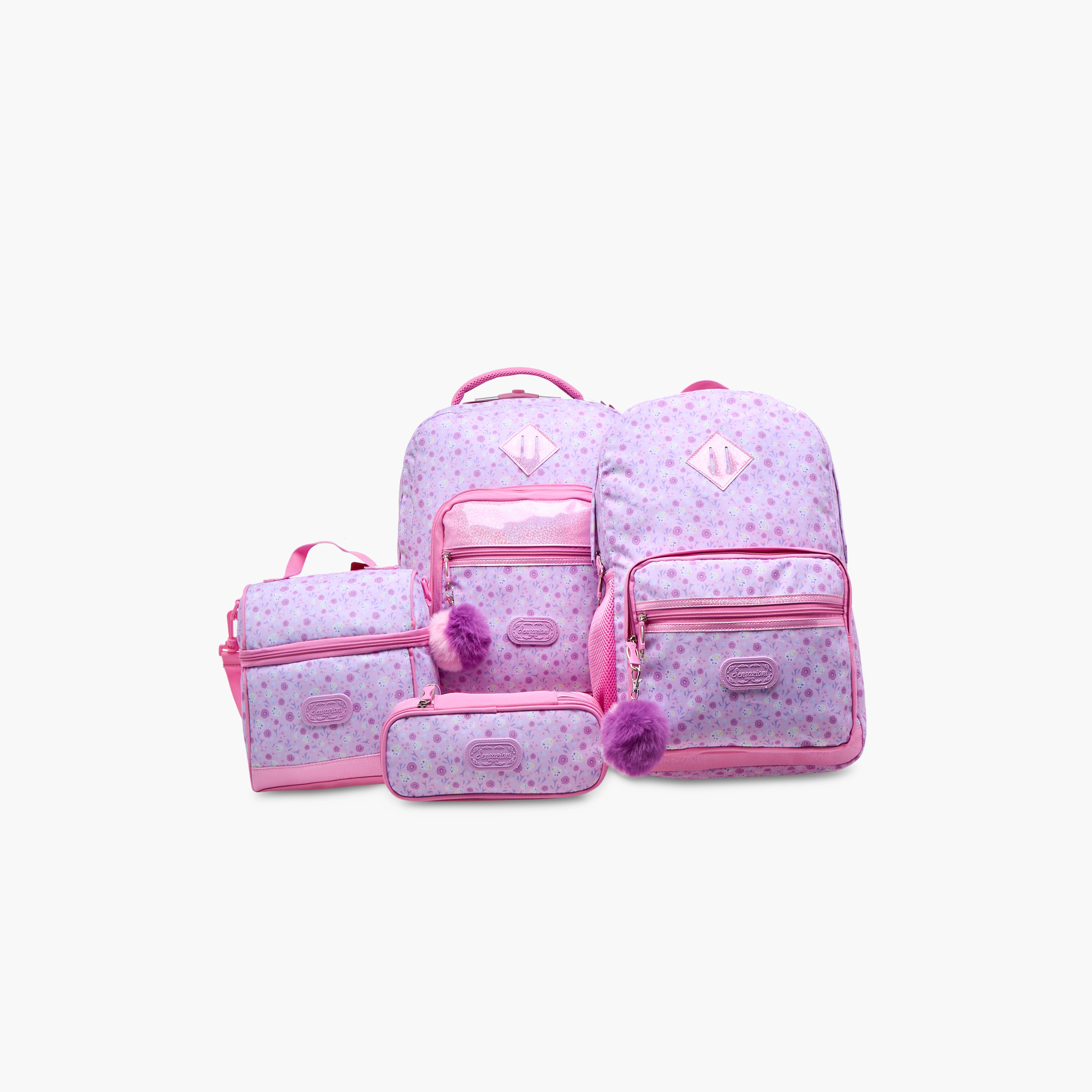 Sensazioni Floral Trolley Bag for Girls 8-13 Years with Retractable Handle -promo_LS20_OMN-image-16