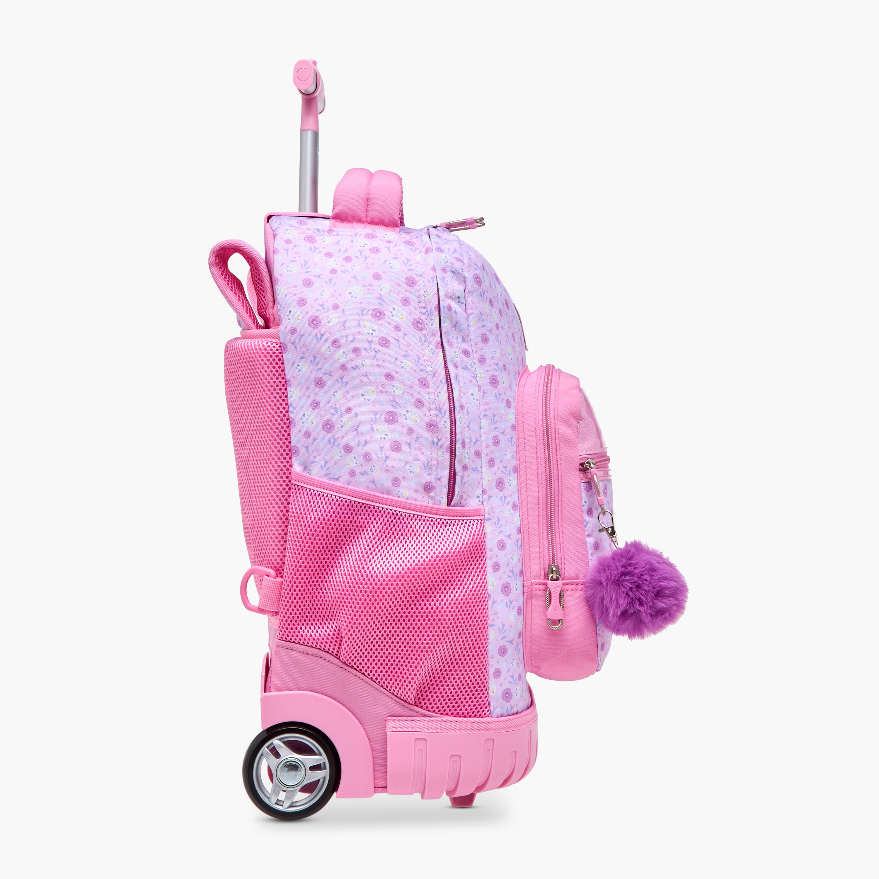 Sensazioni Floral Trolley Bag for Girls 8-13 Years with Retractable Handle -promo_LS20_OMN-image-3