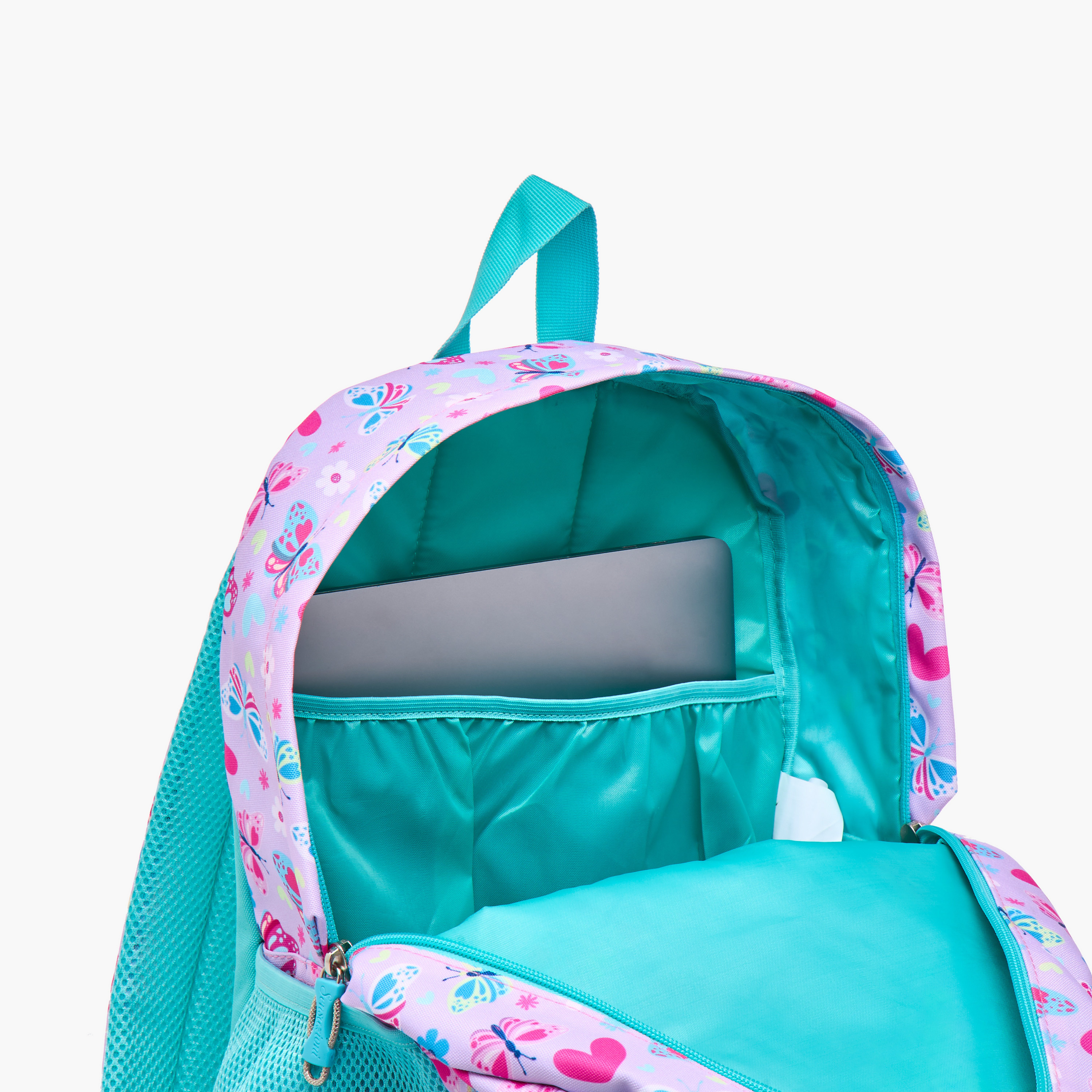 Sensazioni Butterfly Print Backpack with Adjustable Straps and Zip Closure -  30x15x45 cms-school-bagsandbackpacks-backpacks-image-10
