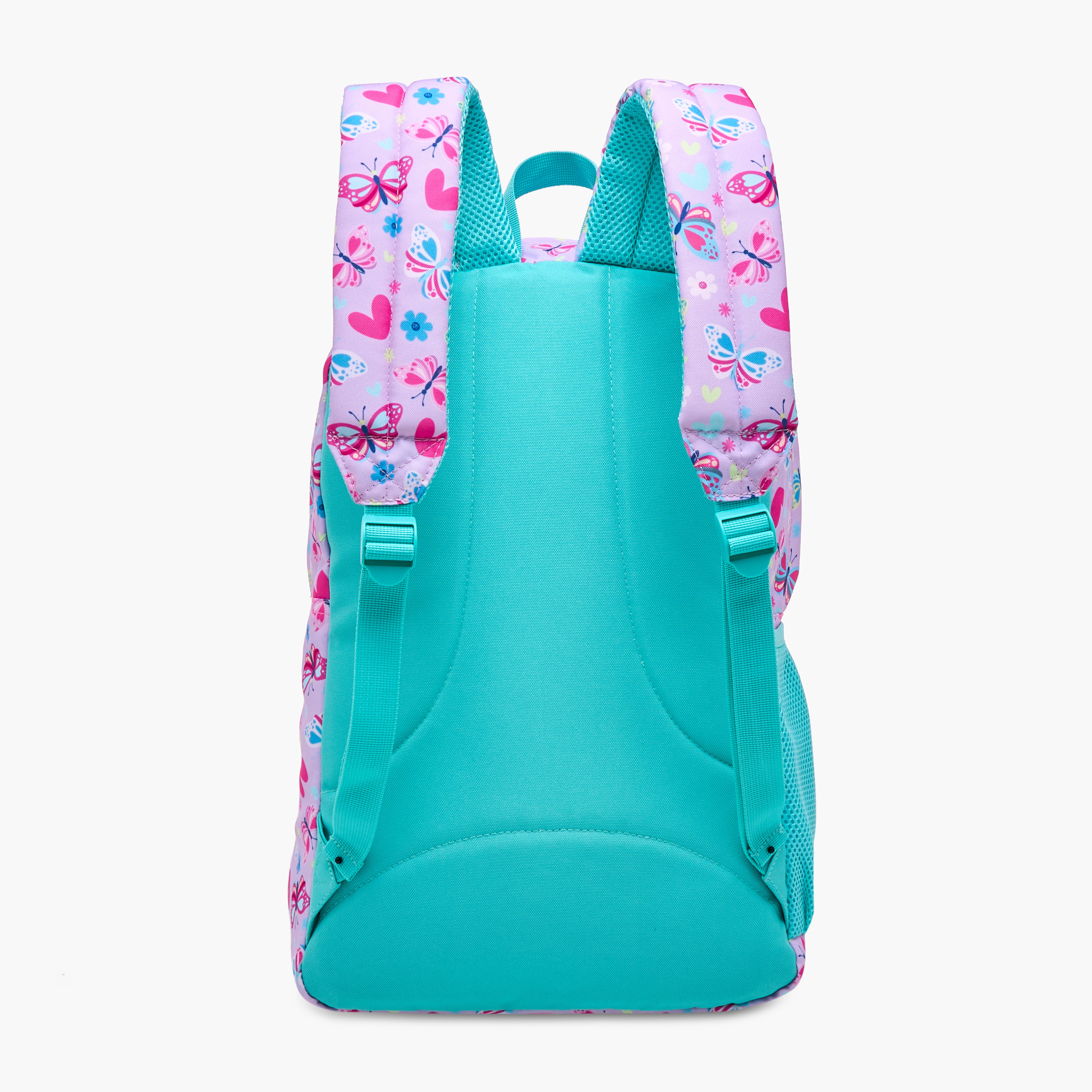 Sensazioni Butterfly Print Backpack with Adjustable Straps and Zip Closure -  30x15x45 cms-school-bagsandbackpacks-backpacks-image-5