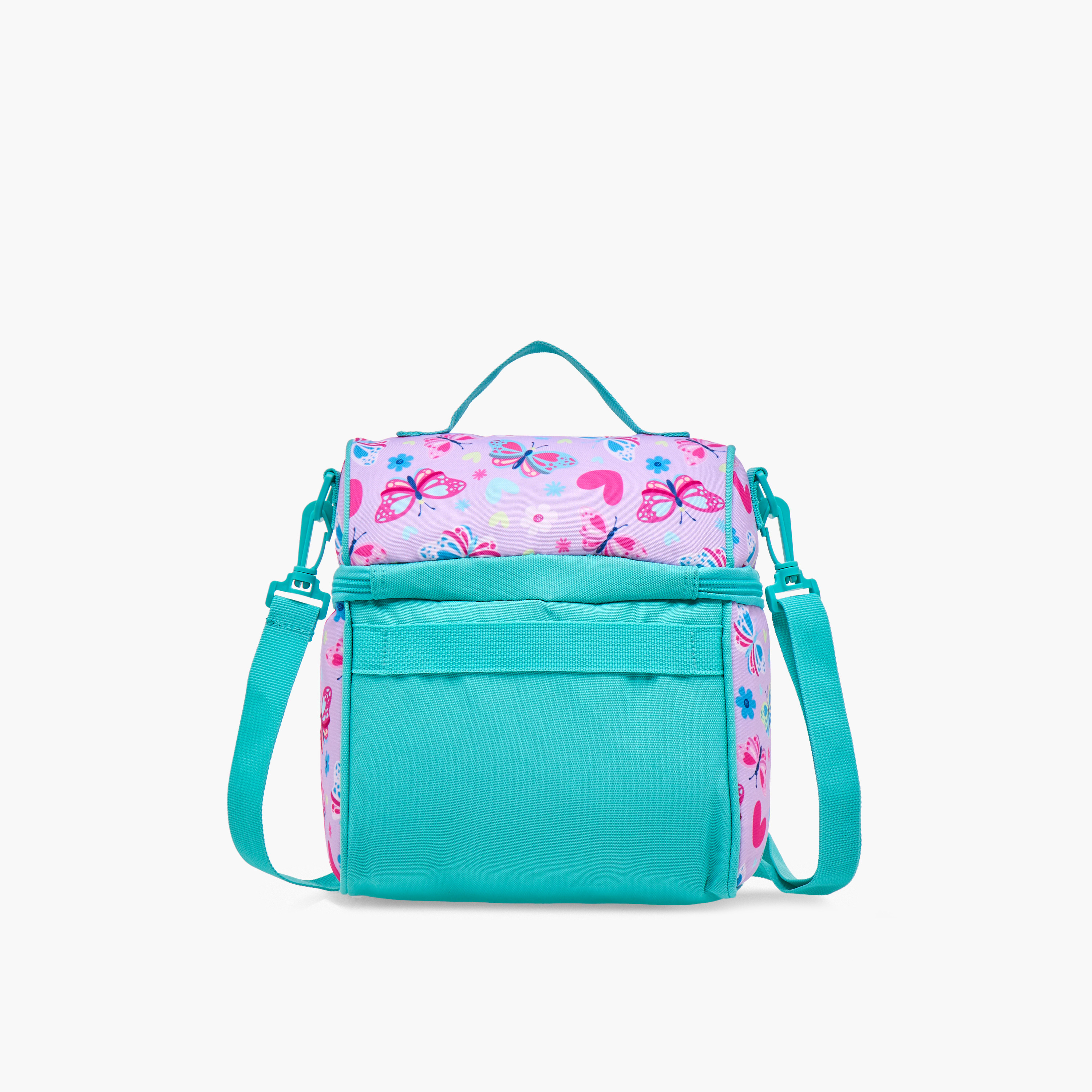 Sensazioni Butterfly Print Lunch Bag with Zip Closure-school-lunchessentials-lunchbags-image-3