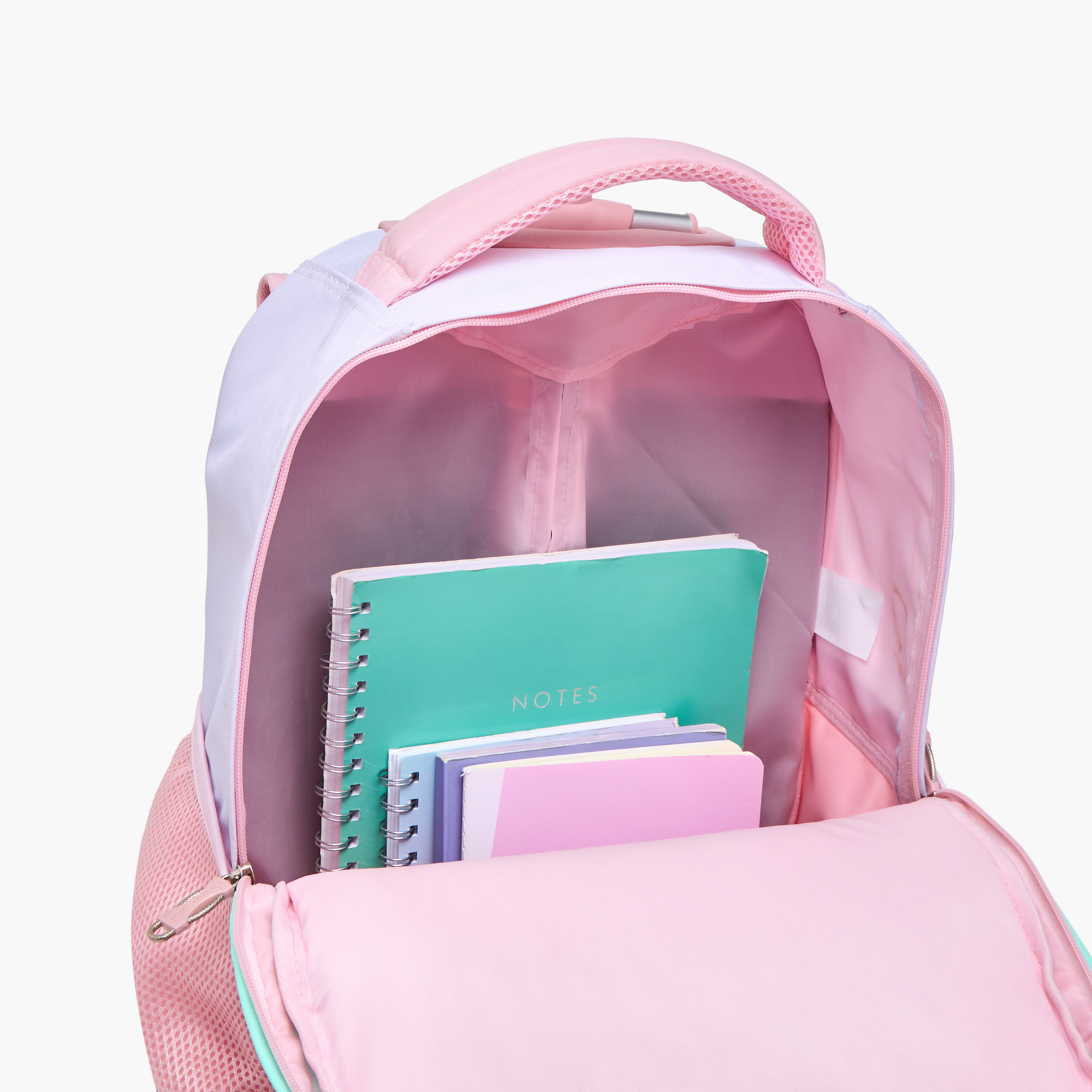 شنطة ترولي للبنات 8-13 سنة بمقبض قابل للسحب وتصميم آيس كريم من سينسازيوني-school-bagsandbackpacks-trolleybags-image-15