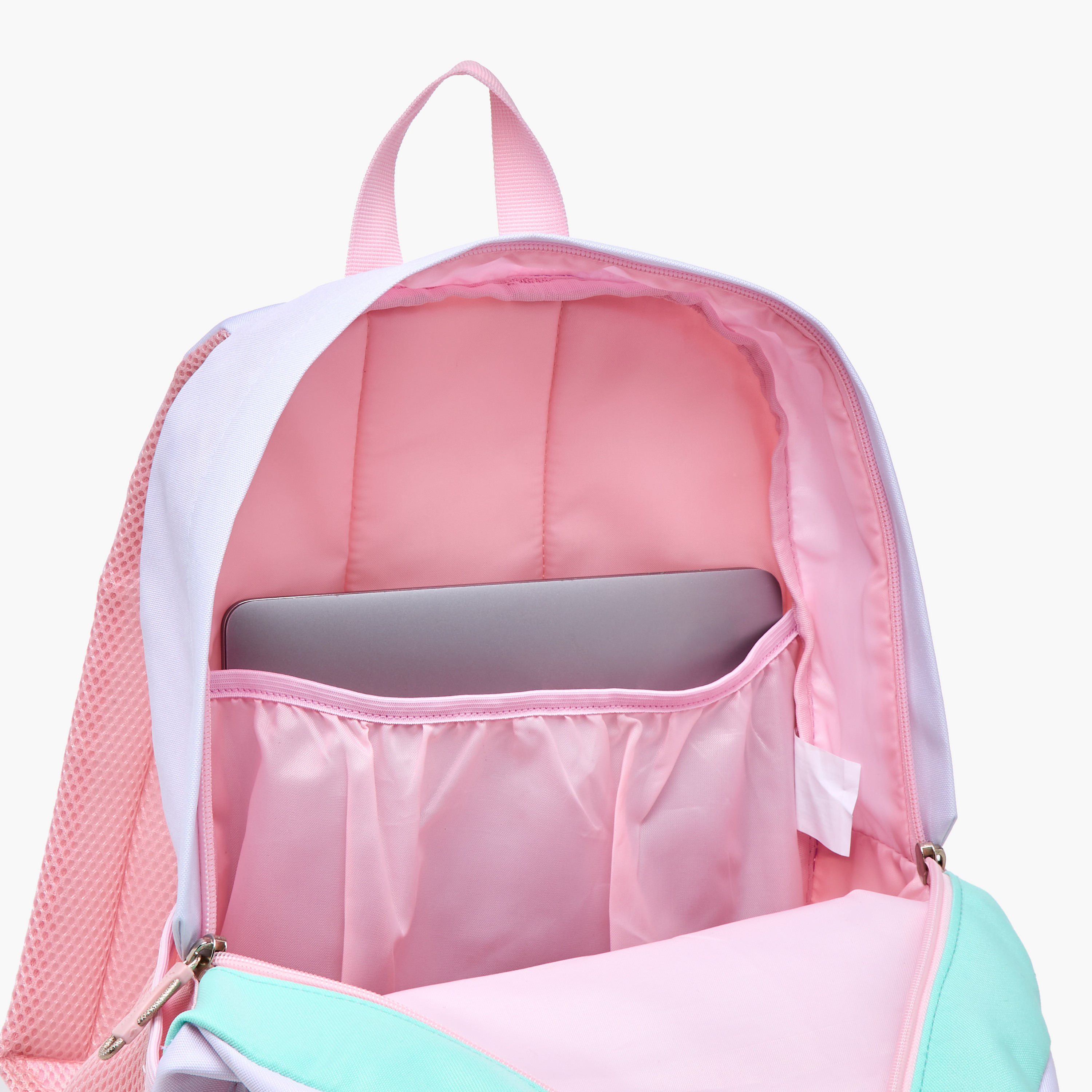 Sensazioni Ice Cream Applique Backpack with Adjustable Straps and Zip Closure - 30x15x45 cms-school-bagsandbackpacks-backpacks-image-10