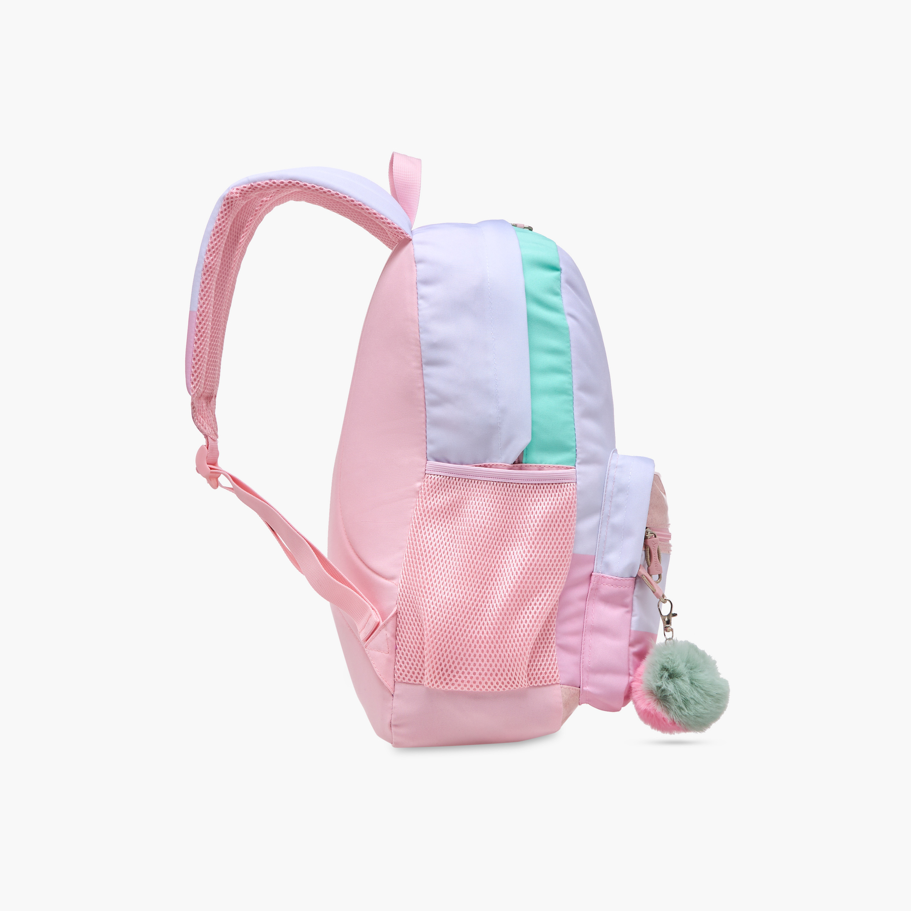 Sensazioni Ice Cream Applique Backpack with Adjustable Straps and Zip Closure - 30x15x45 cms-school-bagsandbackpacks-backpacks-image-3