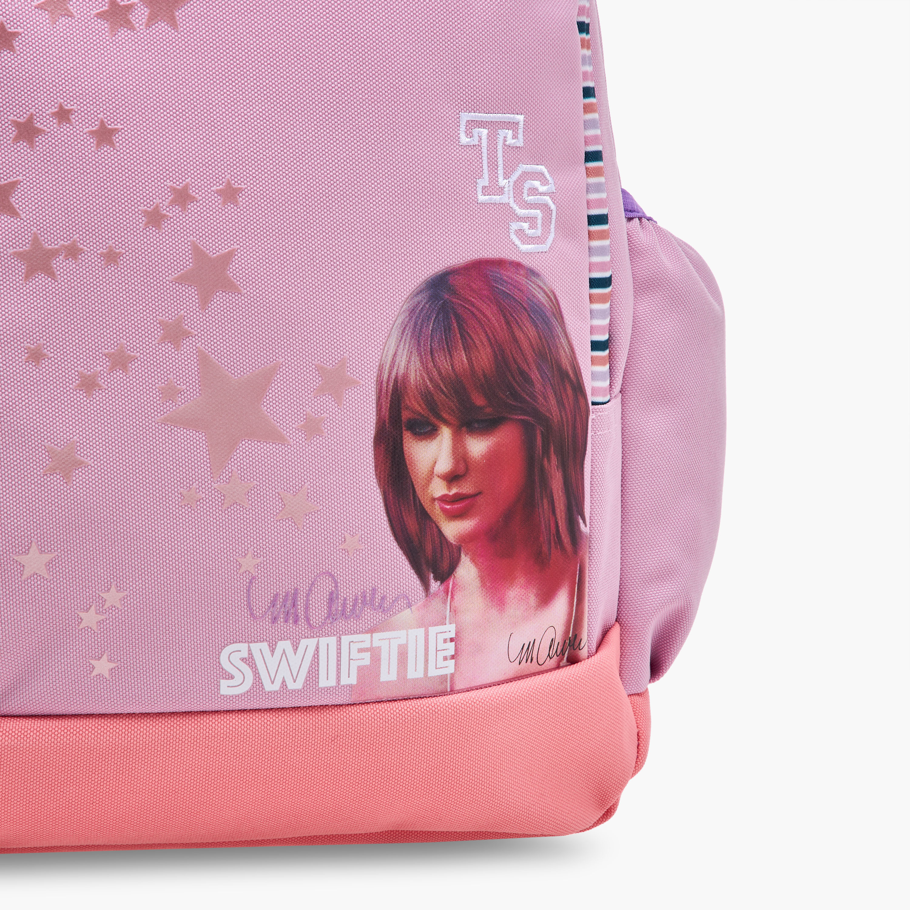 Celebrity Icons Taylor Swift Print Backpack with Adjustable Straps and Zip Closure -  30x15x44 cms-school-bagsandbackpacks-backpacks-image-7