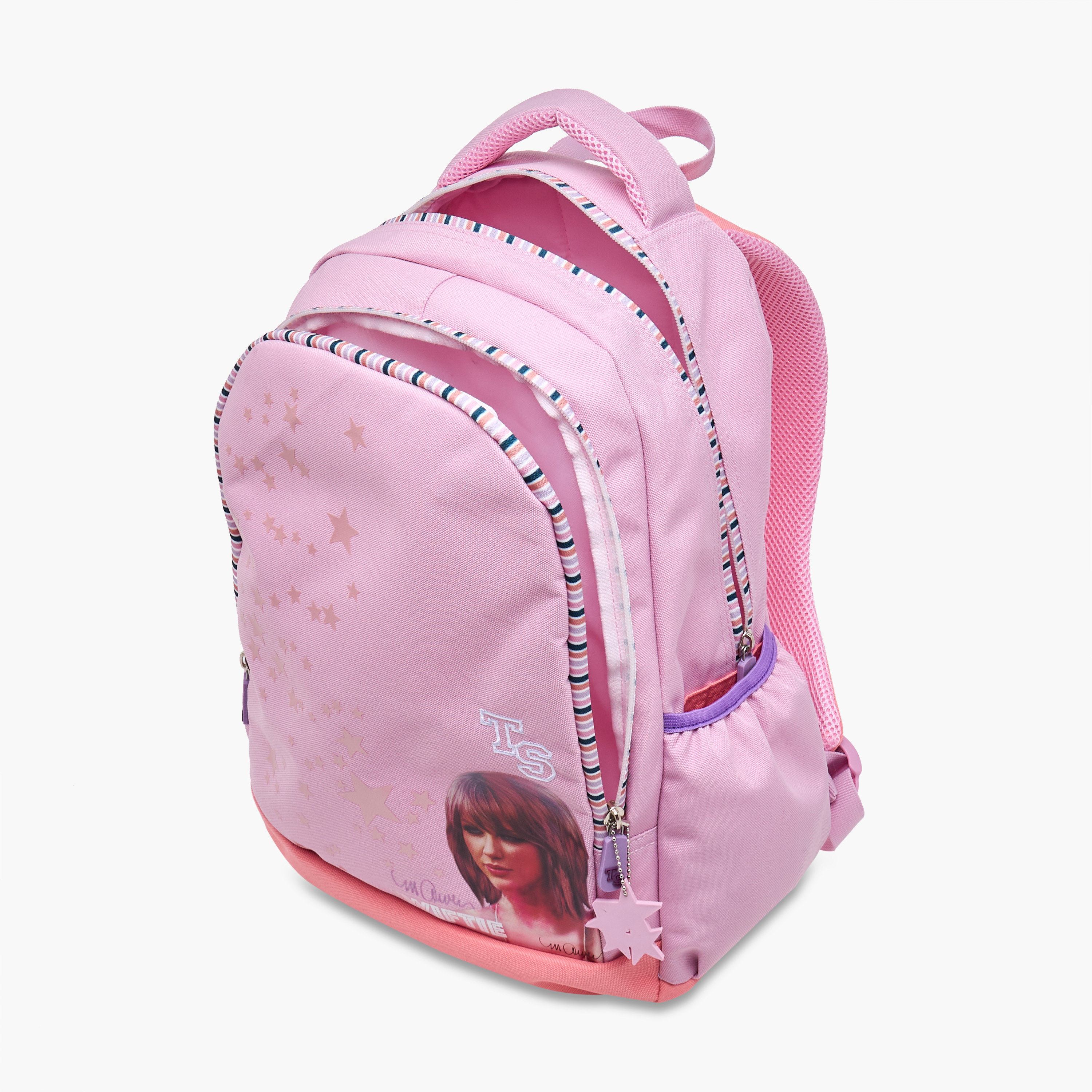 Celebrity Icons Taylor Swift Print Backpack with Adjustable Straps and Zip Closure -  30x15x44 cms-school-bagsandbackpacks-backpacks-image-9