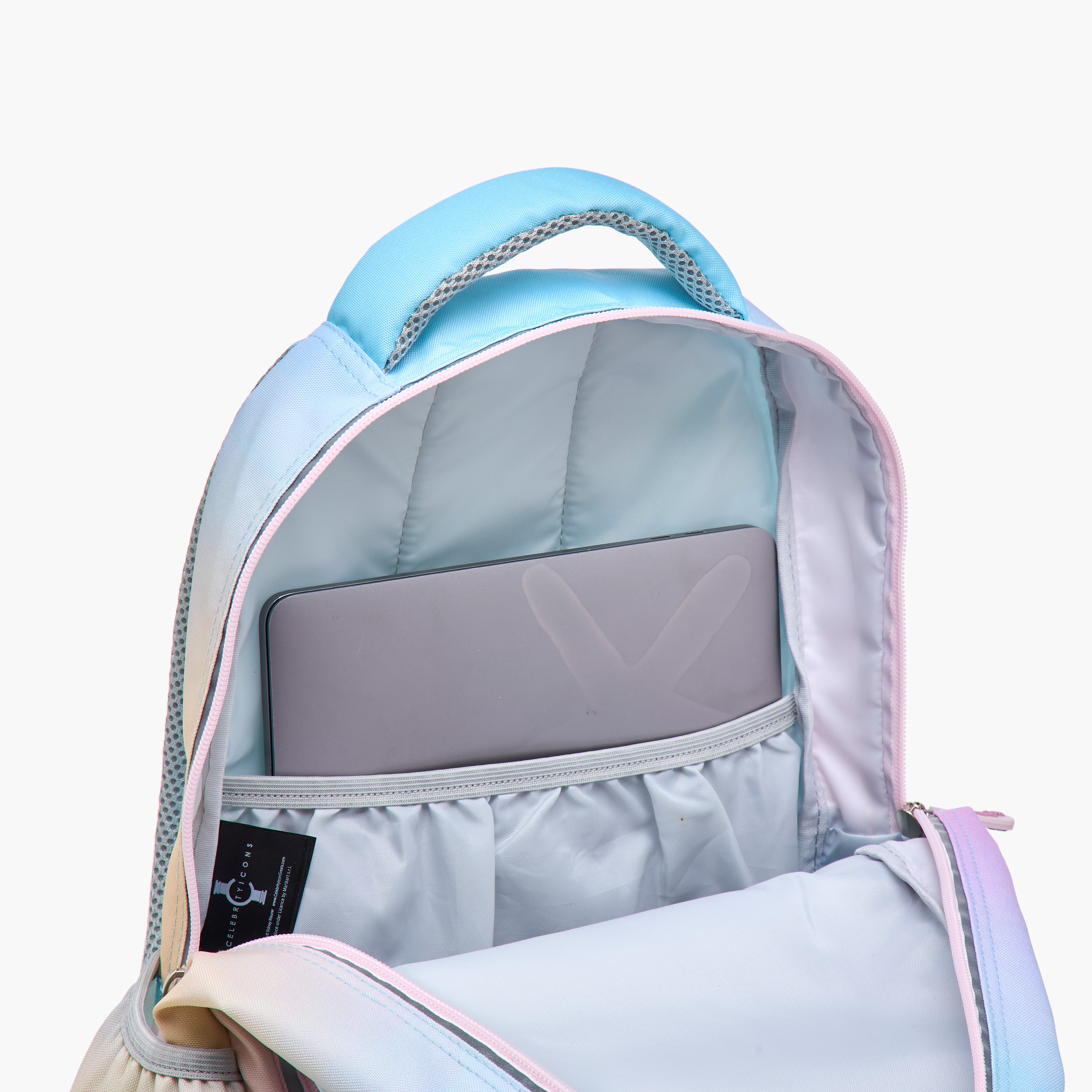 Celebrity Icons Taylor Swift Print Backpack with Laptop Compartment and Zip Closure - 30x15x44 cm-promo_LS20_OMN-image-11