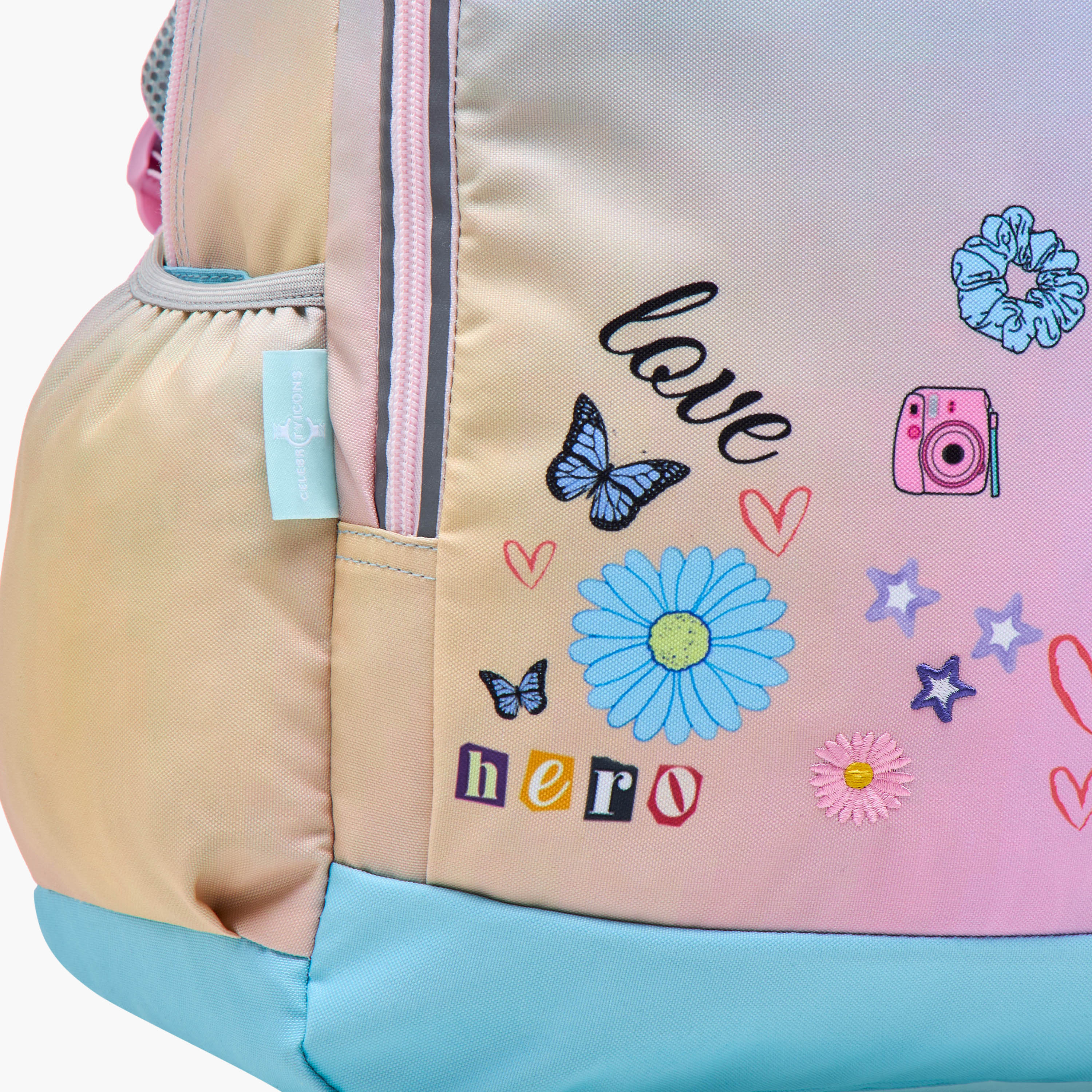 Celebrity Icons Taylor Swift Print Backpack with Laptop Compartment and Zip Closure - 30x15x44 cm-promo_LS20_OMN-image-8