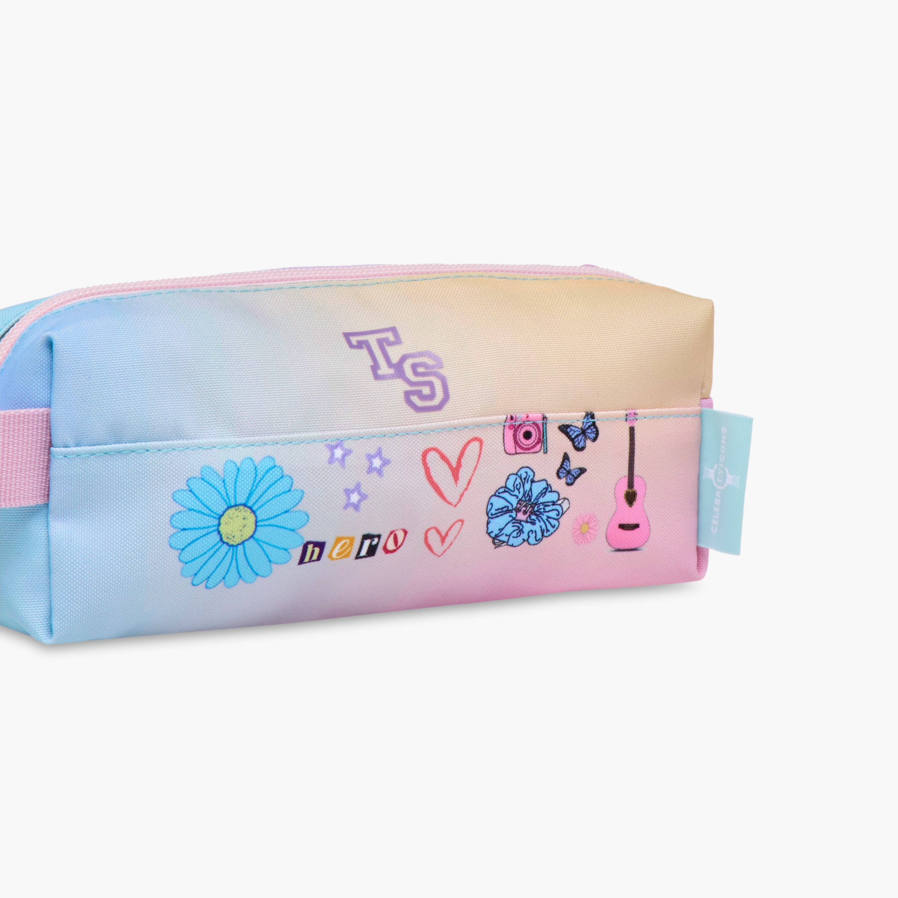 Celebrity Icons Taylor Swift Pencil Pouch with Zip Closure-school-stationery-pencilcases-image-4