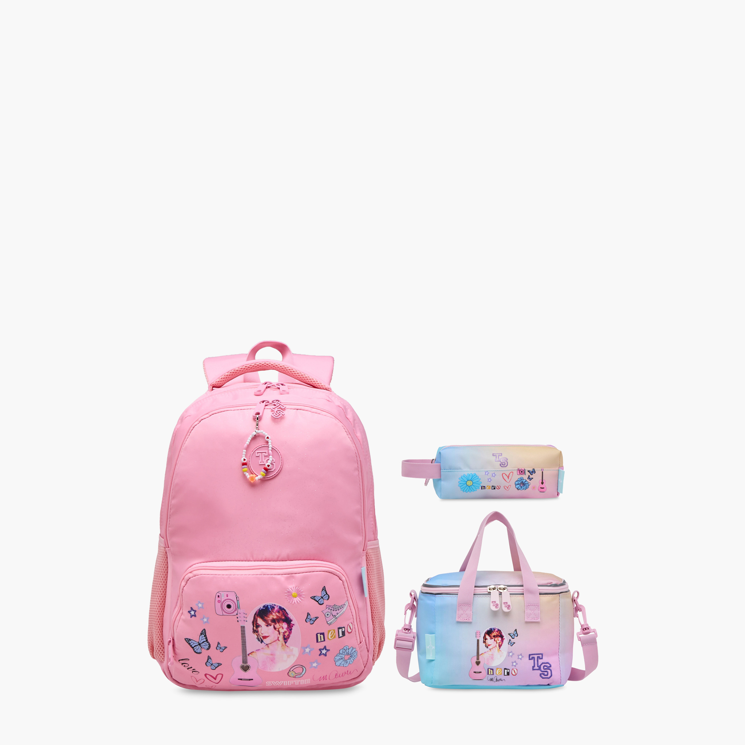 Celebrity Icons Taylor Swift Print Backpack with Adjustable Straps and Zip Closure -  32x15x43 cms-school-bagsandbackpacks-backpacks-image-12