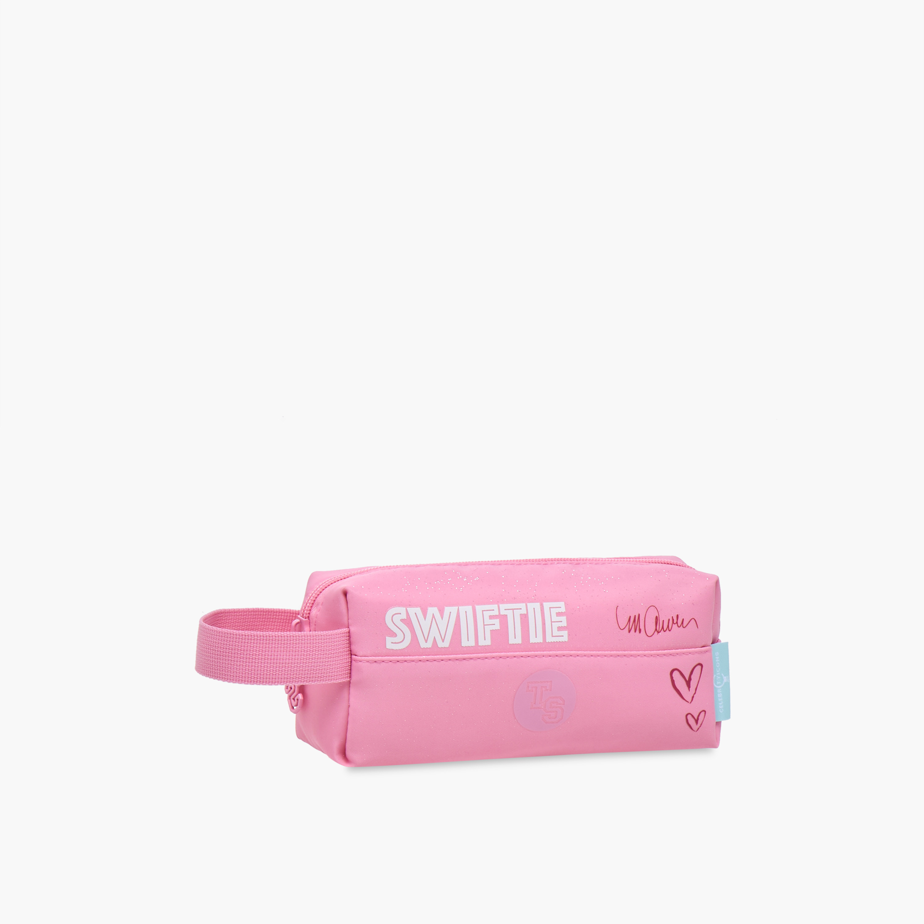 Celebrity Icons Taylor Swift Print School Pouch with Zip Closure-school-stationery-pencilcases-image-2