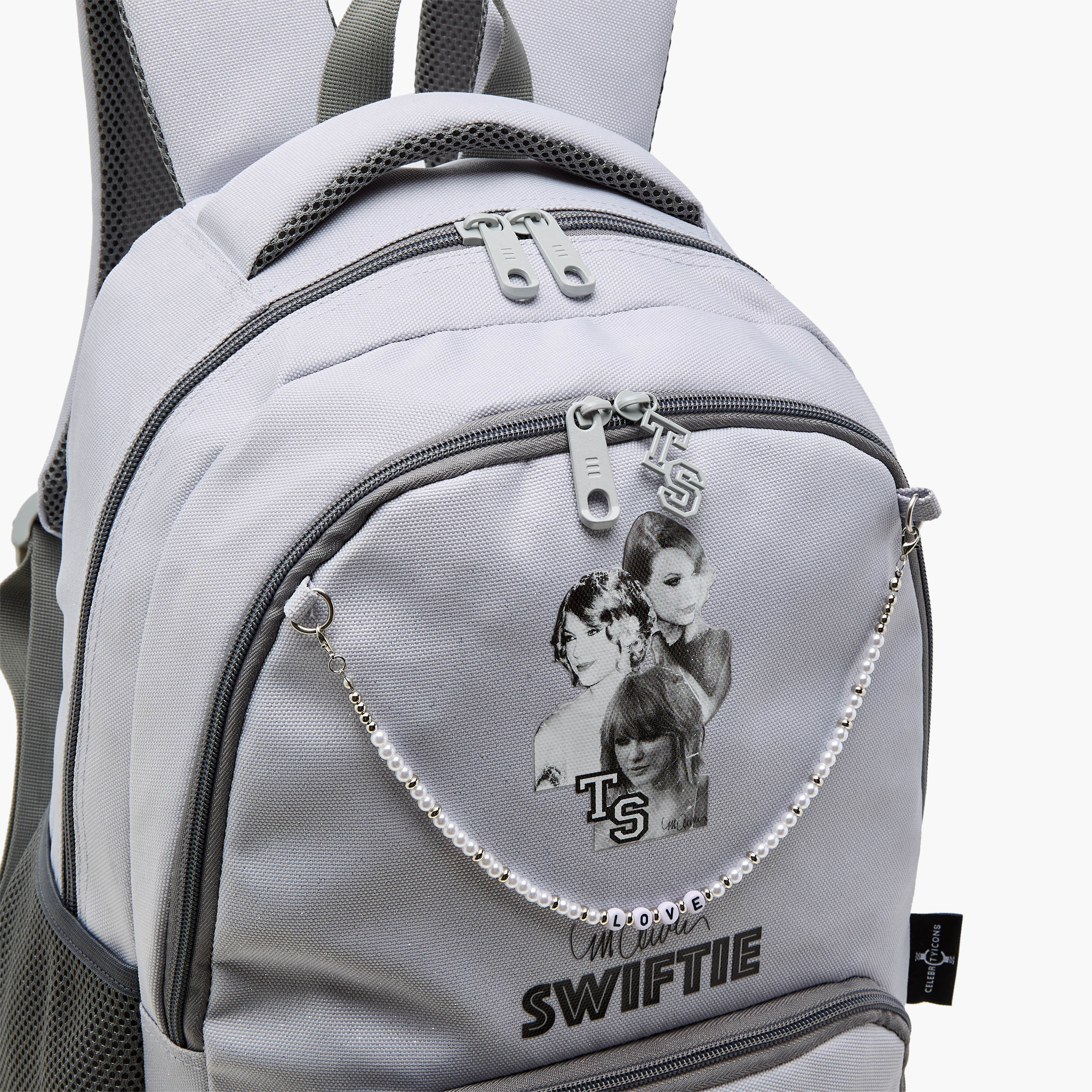 Celebrity Icons Taylor Swift Print Backpack with Adjustable Straps and Zip Closure -  32x15x43 cms-promo_LS20_OMN-image-7
